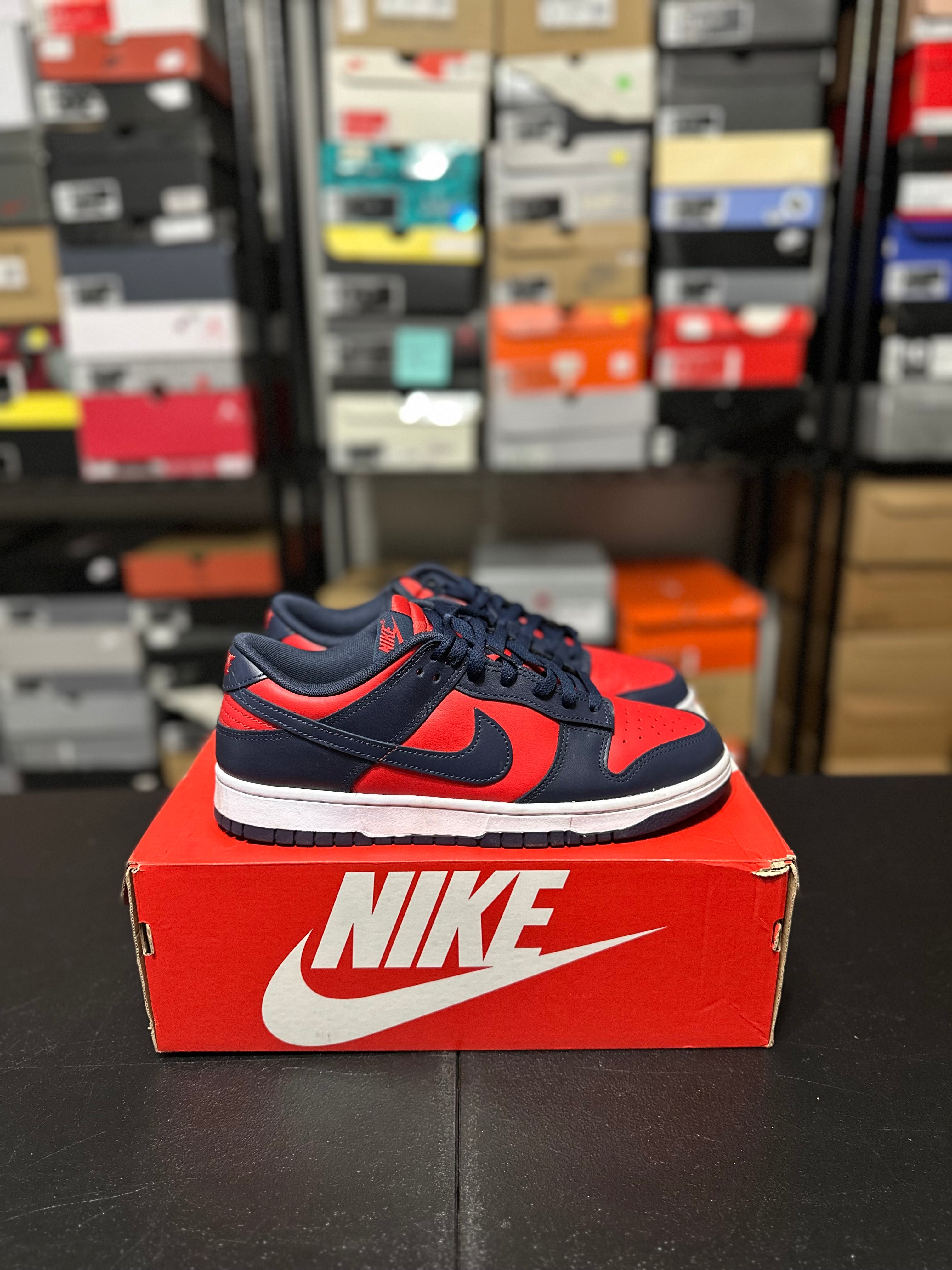 Size 10 - dunk low university red