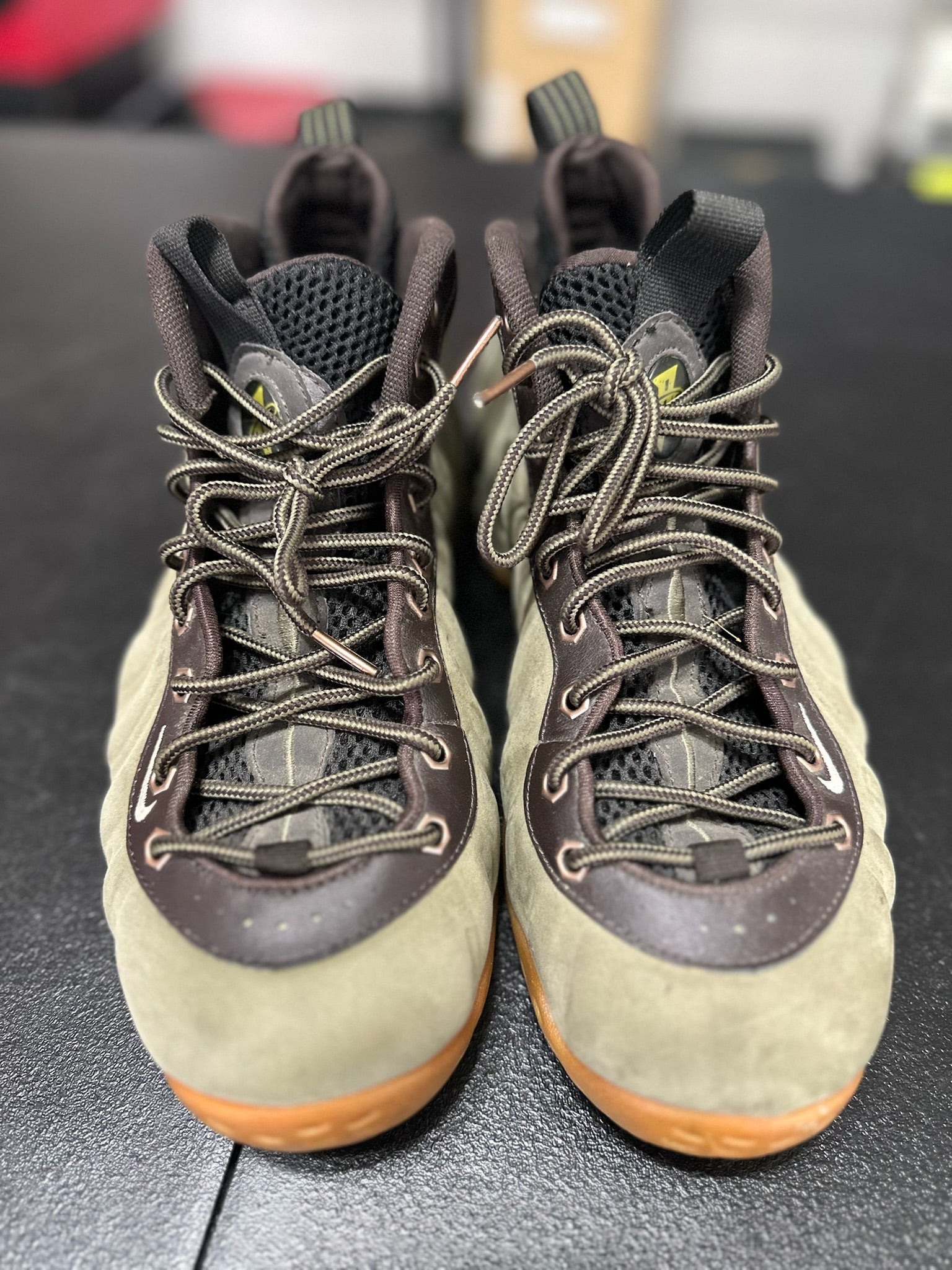 Size 9.5 - Foamposite 1 Olive