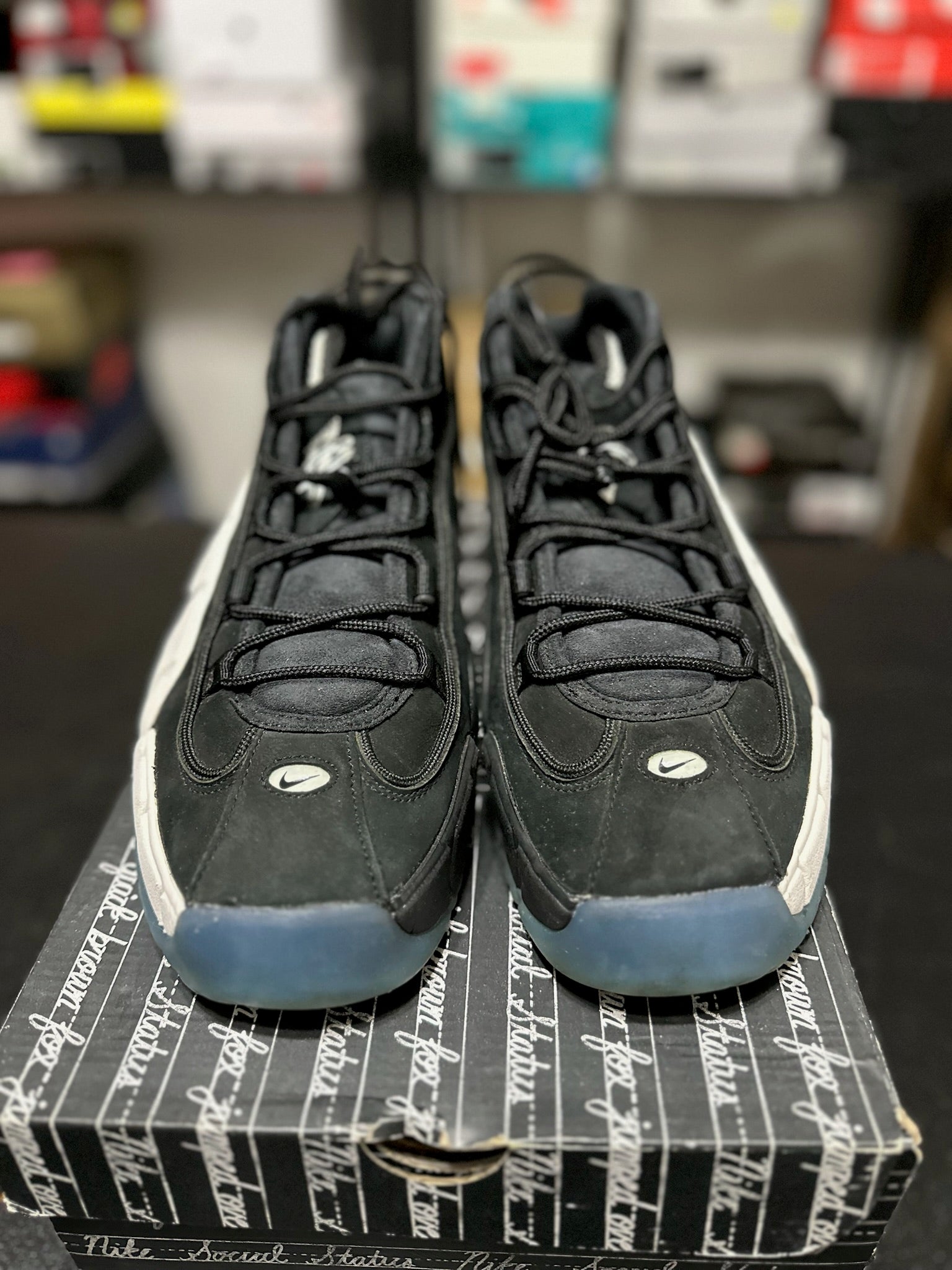 Size 12 - Air Max Penny Social Status Recess Black