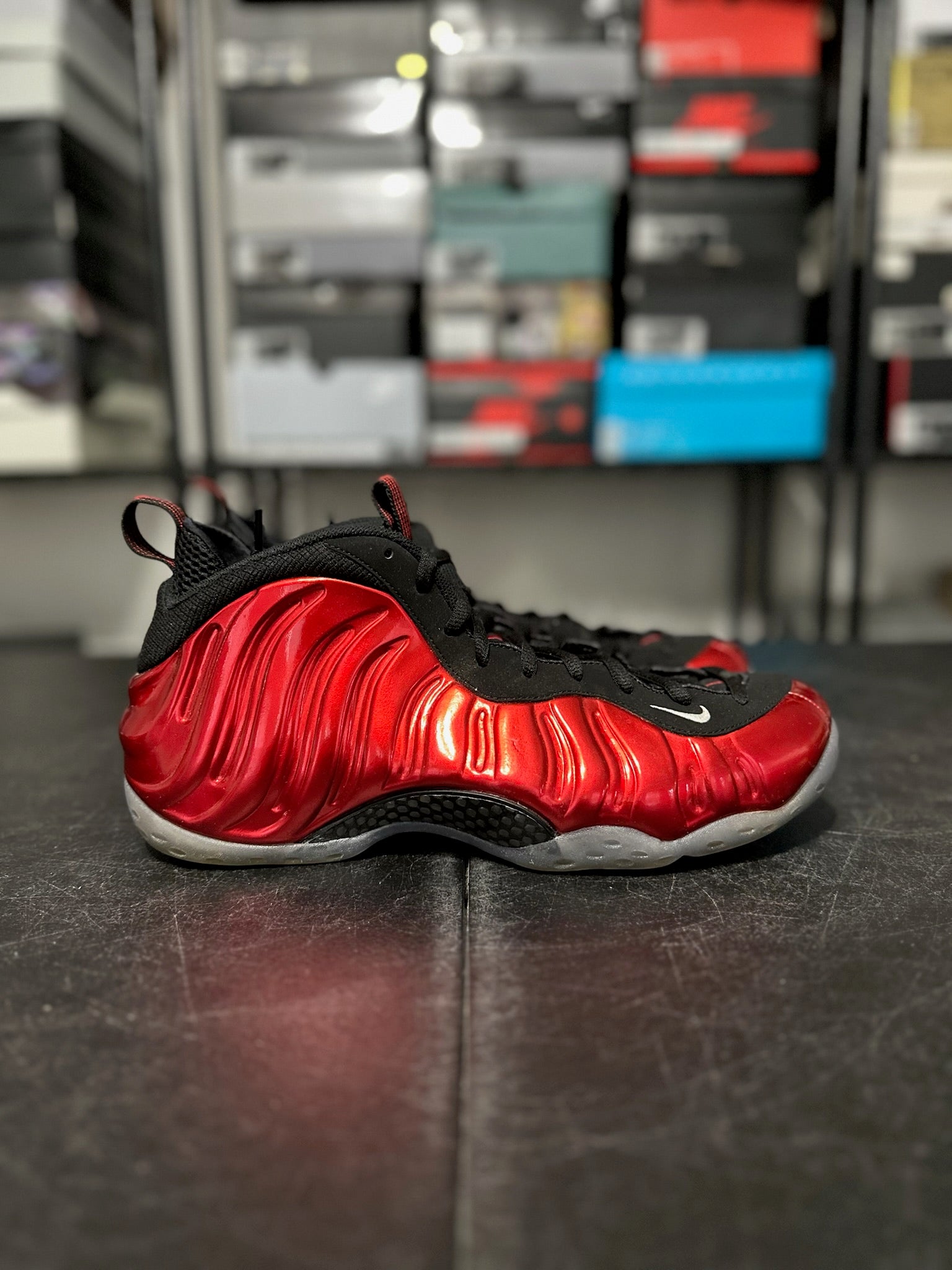 Size 13 - Foamposite 1 Metallic Red