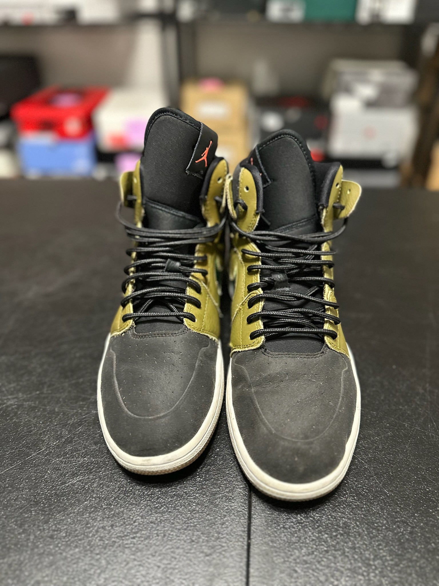 Size 12 - J1 High Nouveau Militia Green