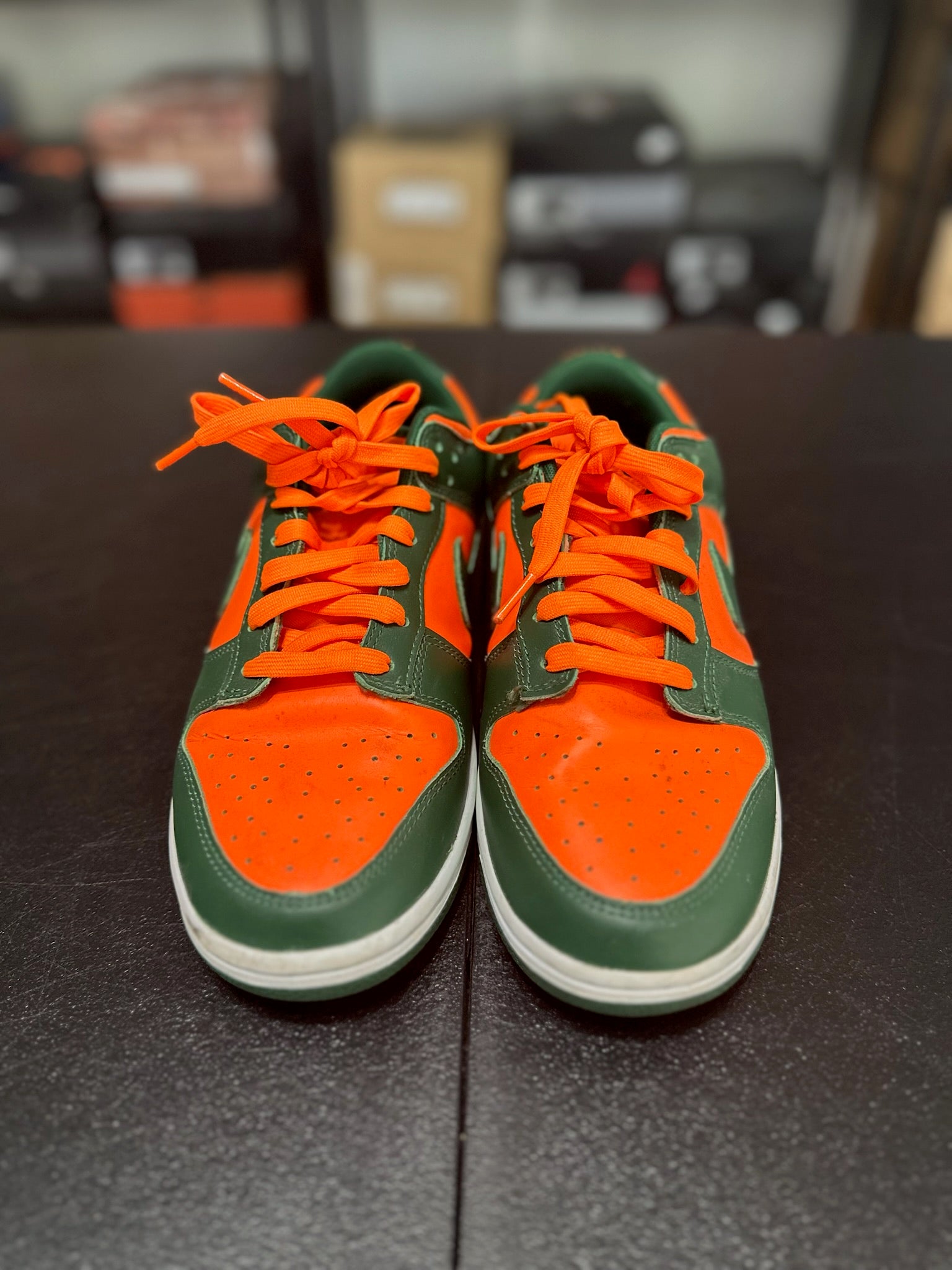 Size 9 - Dunk Low Miami Hurricanes