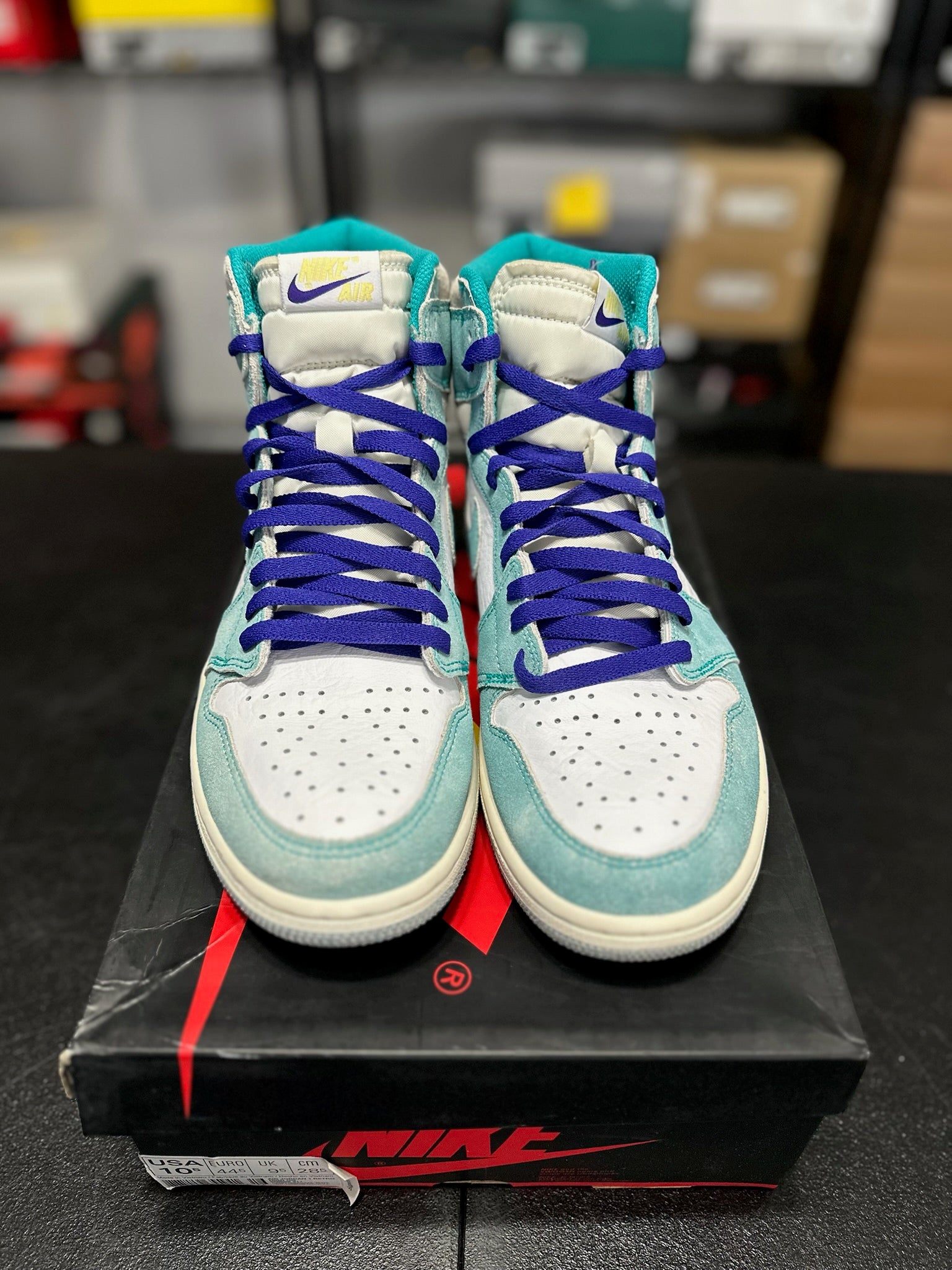 Size 10.5 - J1 High Turbo Green