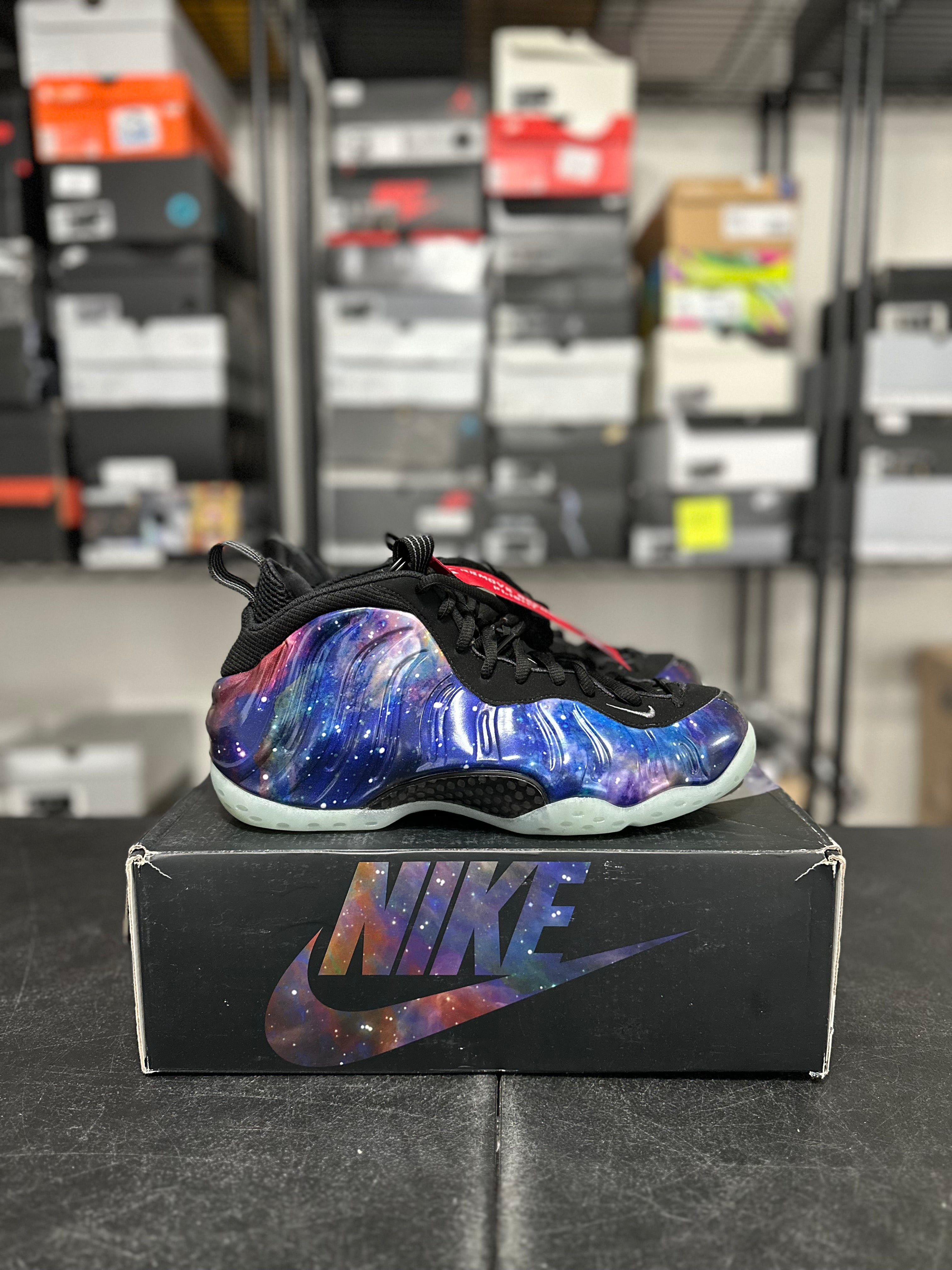 Size 9.5 - Foamposite galaxy