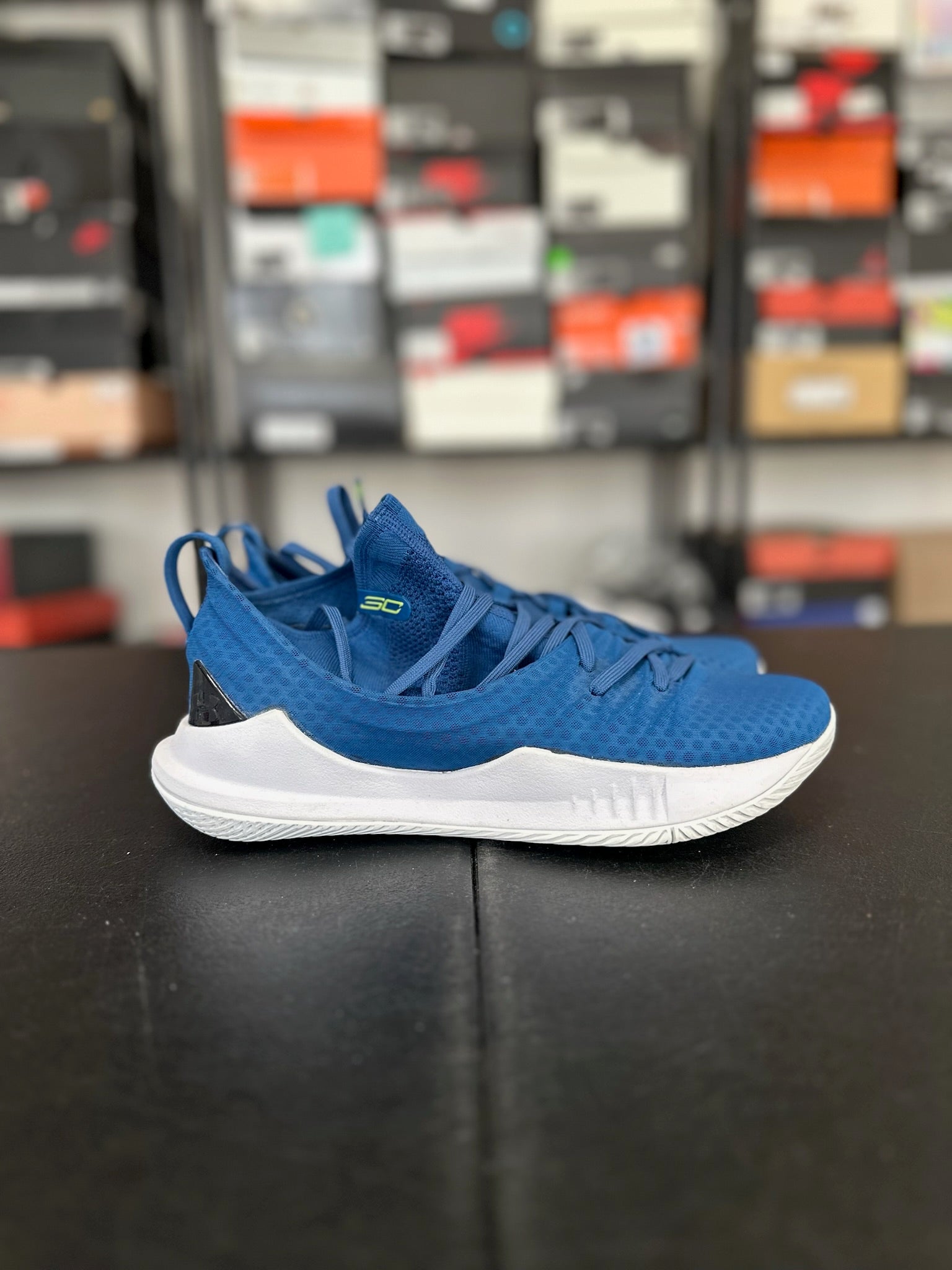 Size 9.5 - Curry 5 Moroccan Blue