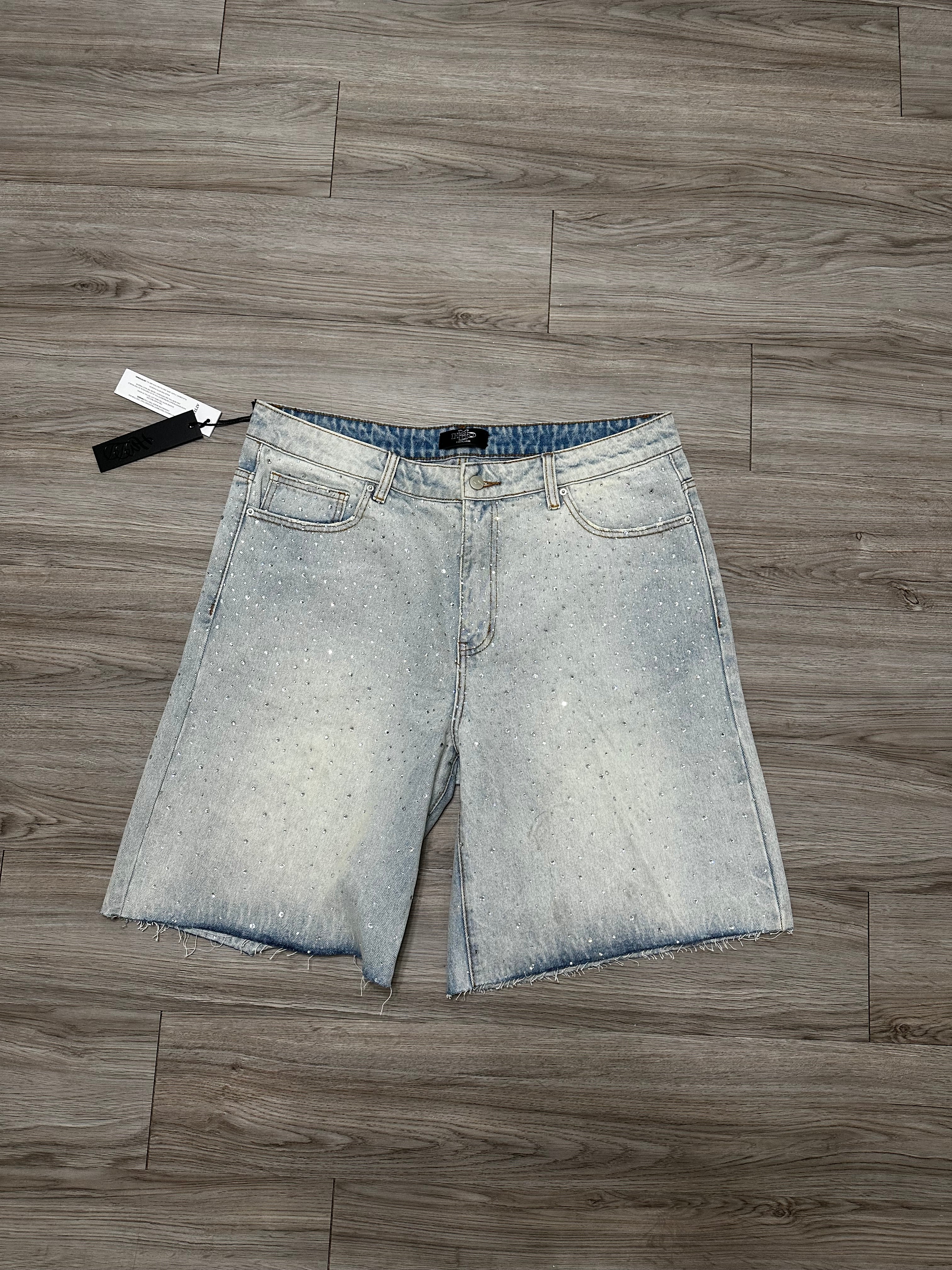 Size XL - HMDD Rhinestone shorts
