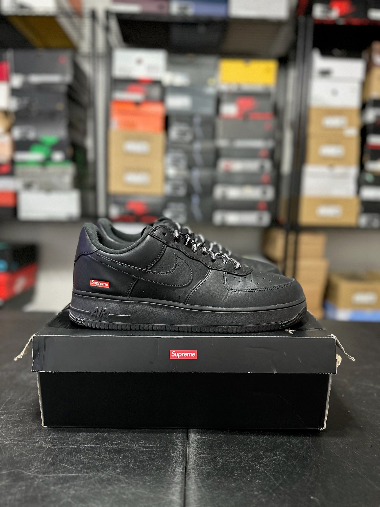 Size 12 - AF1 Low Supreme Black