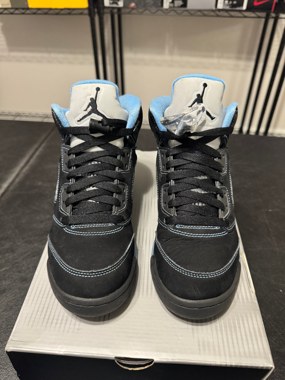 Size 5 - J5 black university blue