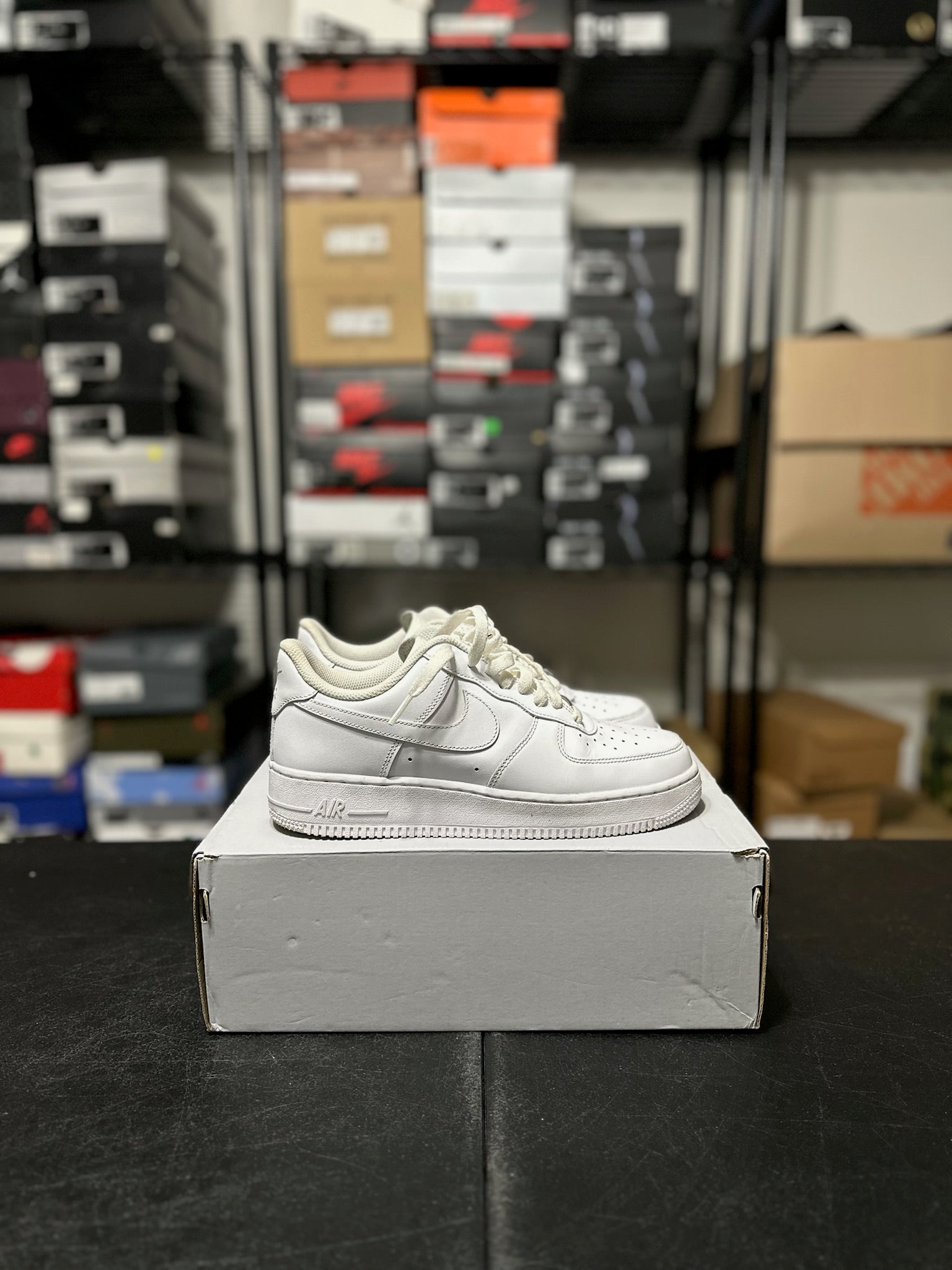 Size 7.5 - AF 1 White