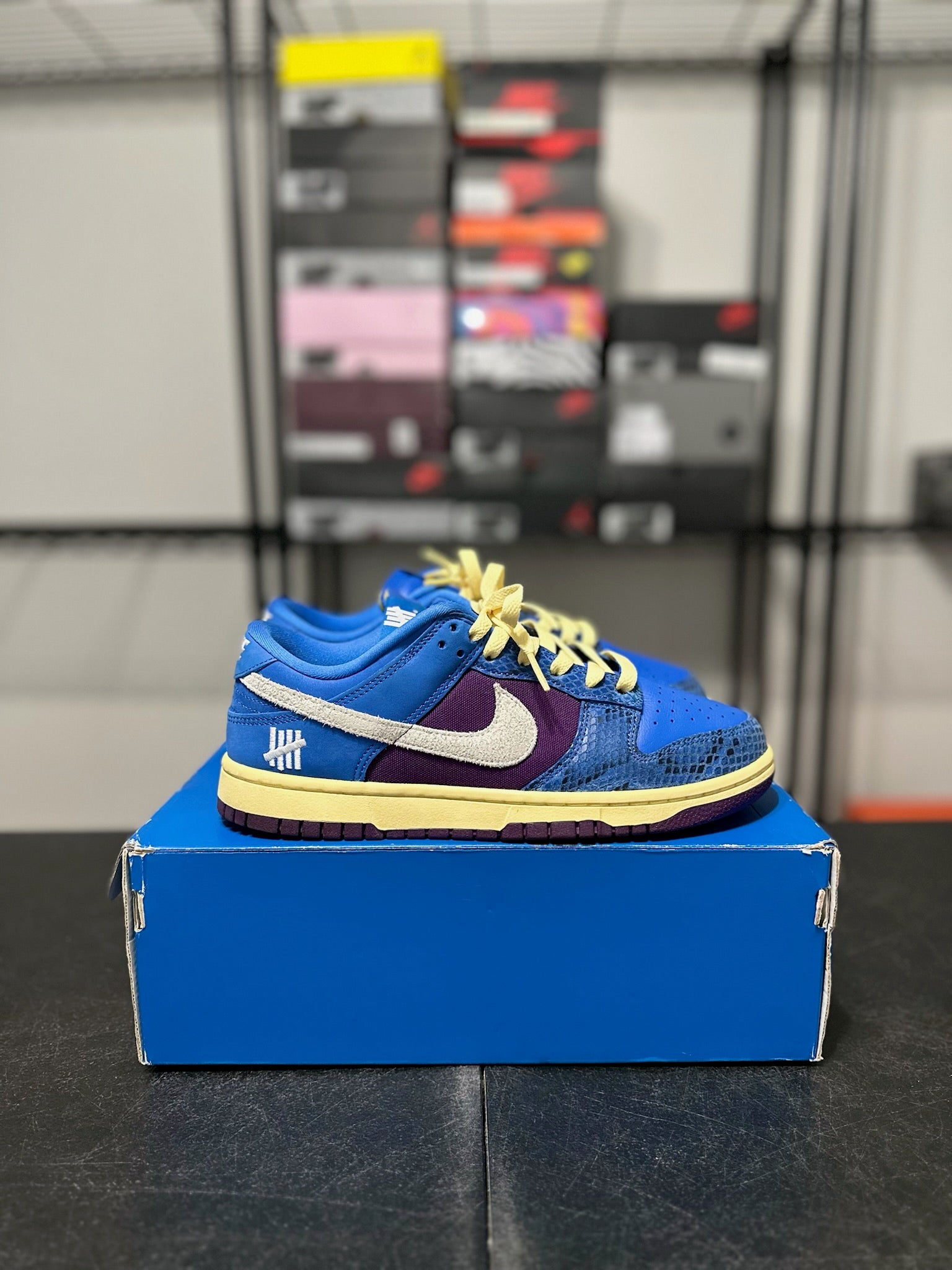Size 8.5 - Dunk Low Undefeated 5 On It Dunk vs. AF1
