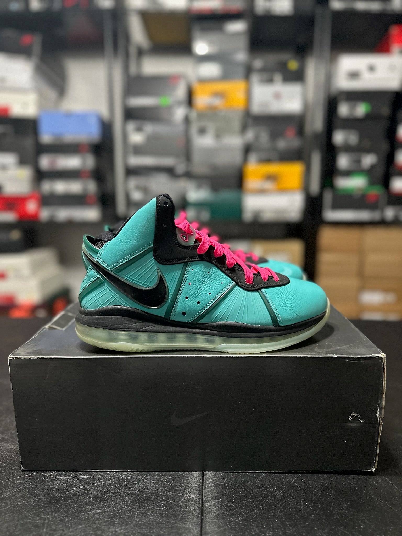 Size 9.5 - LeBron 8 South Beach