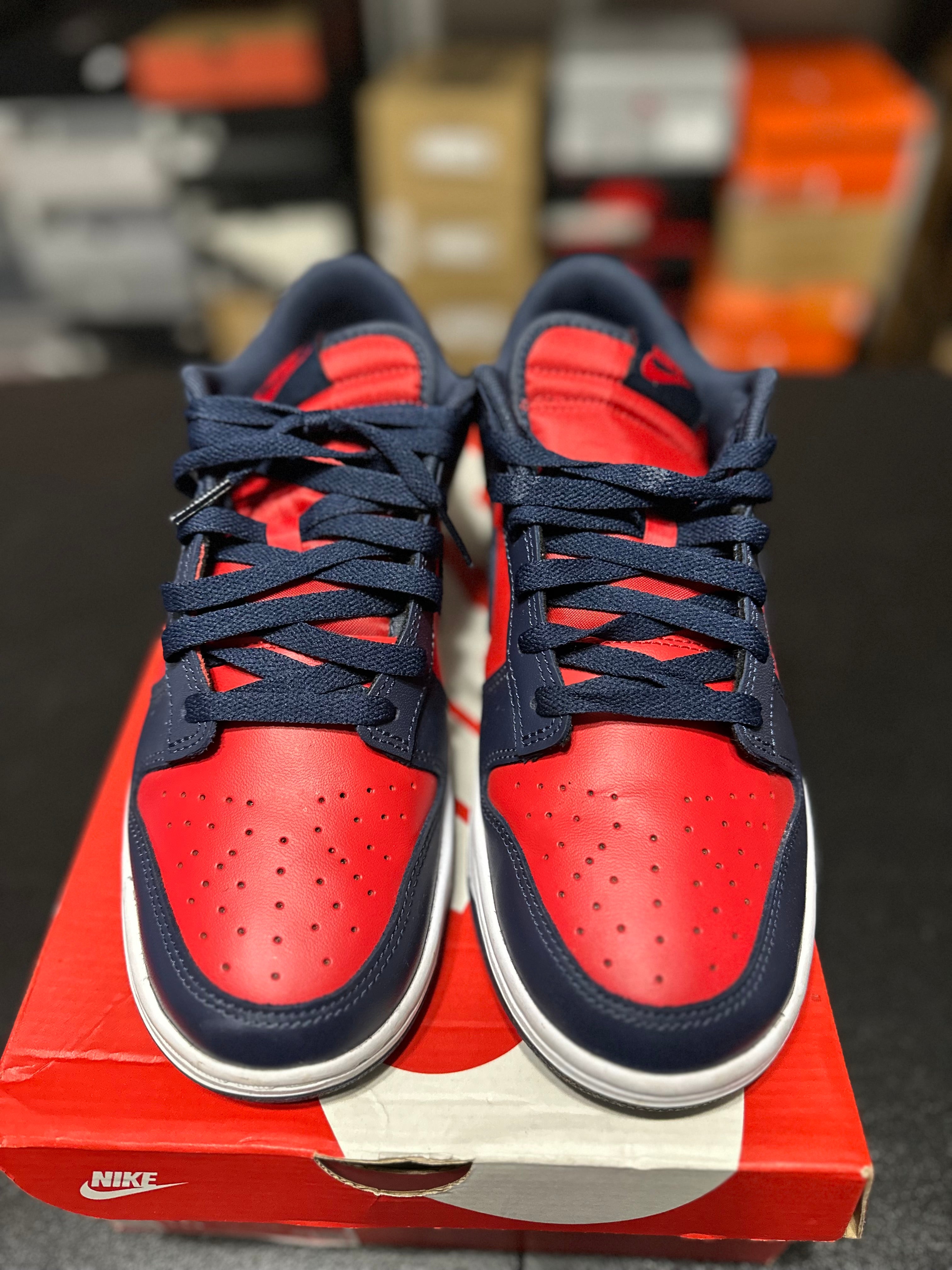 Size 10 - dunk low university red