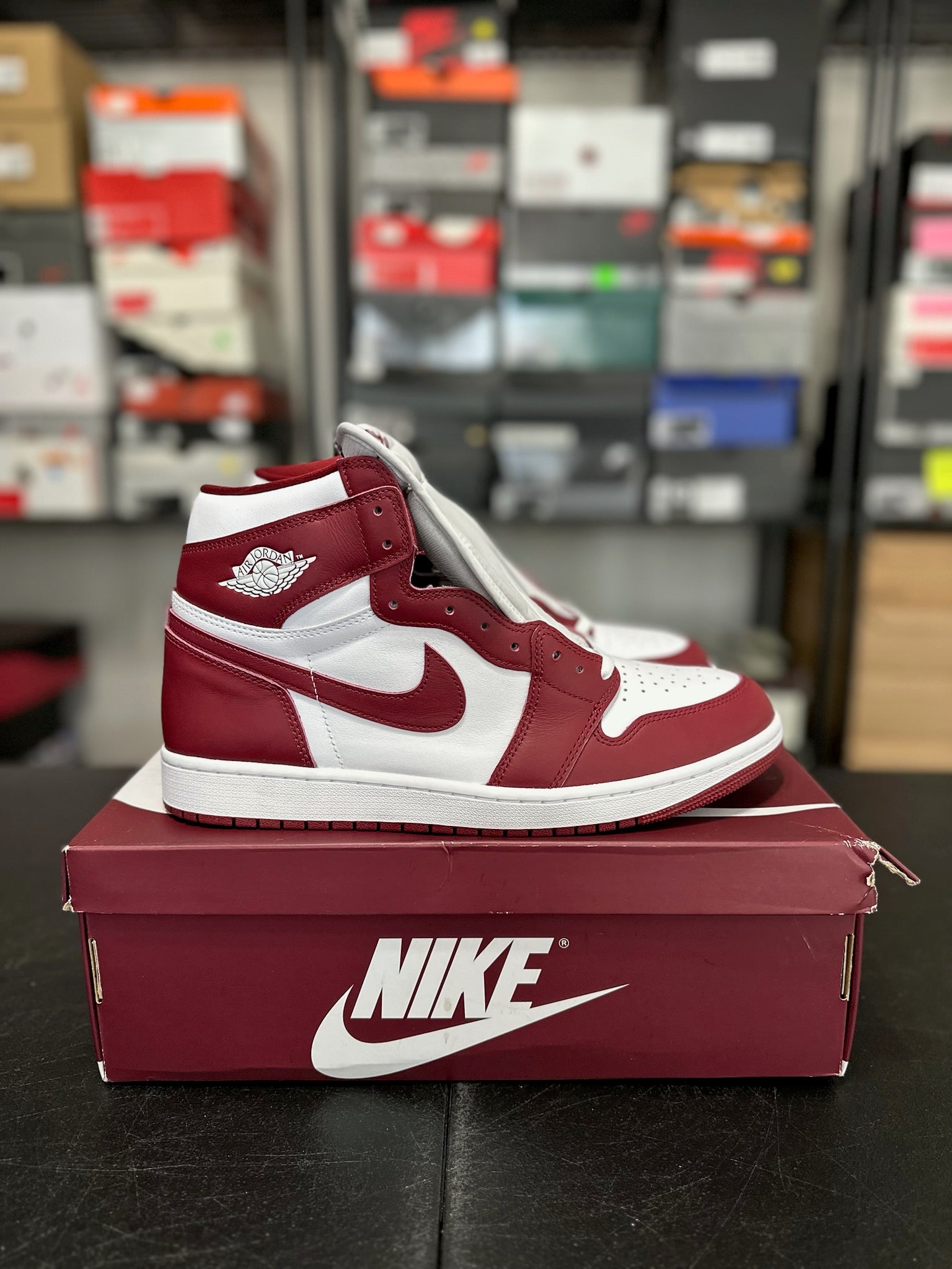 Size 13 - J1 High Artisanal Team Red DS