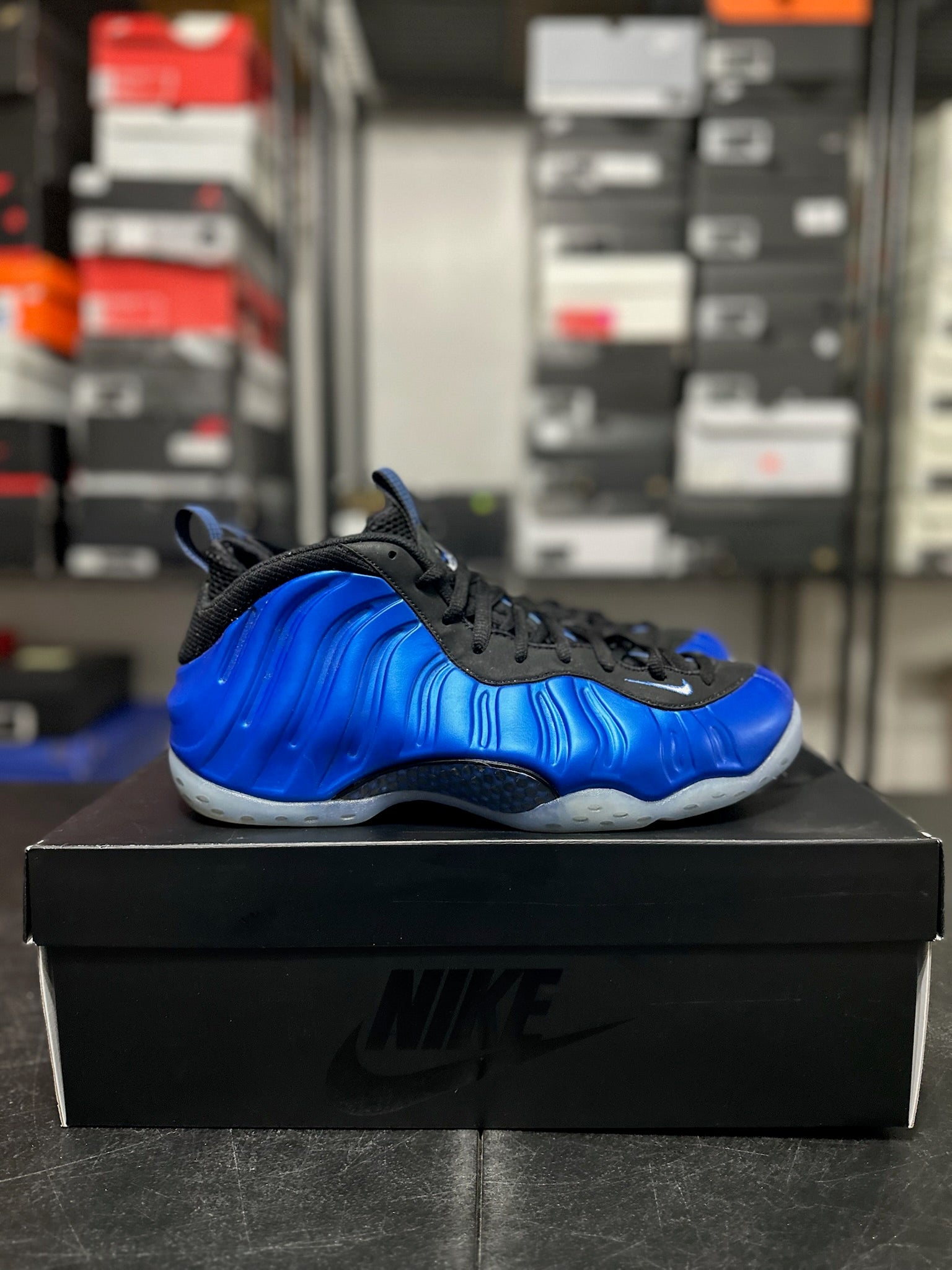 Size 11 - Foamposite 1 International Blue