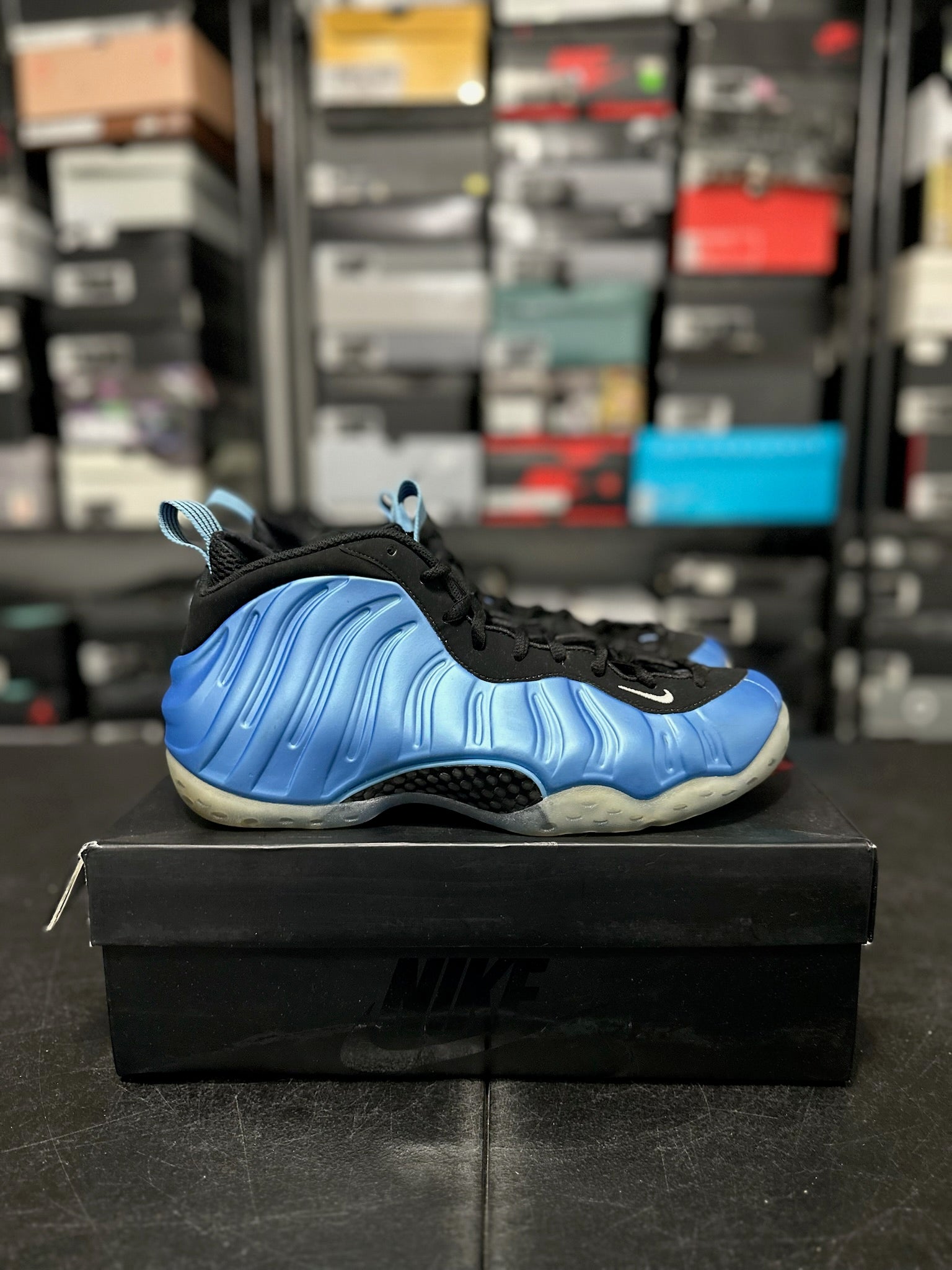 Size 10 - Foamposite 1 University Blue