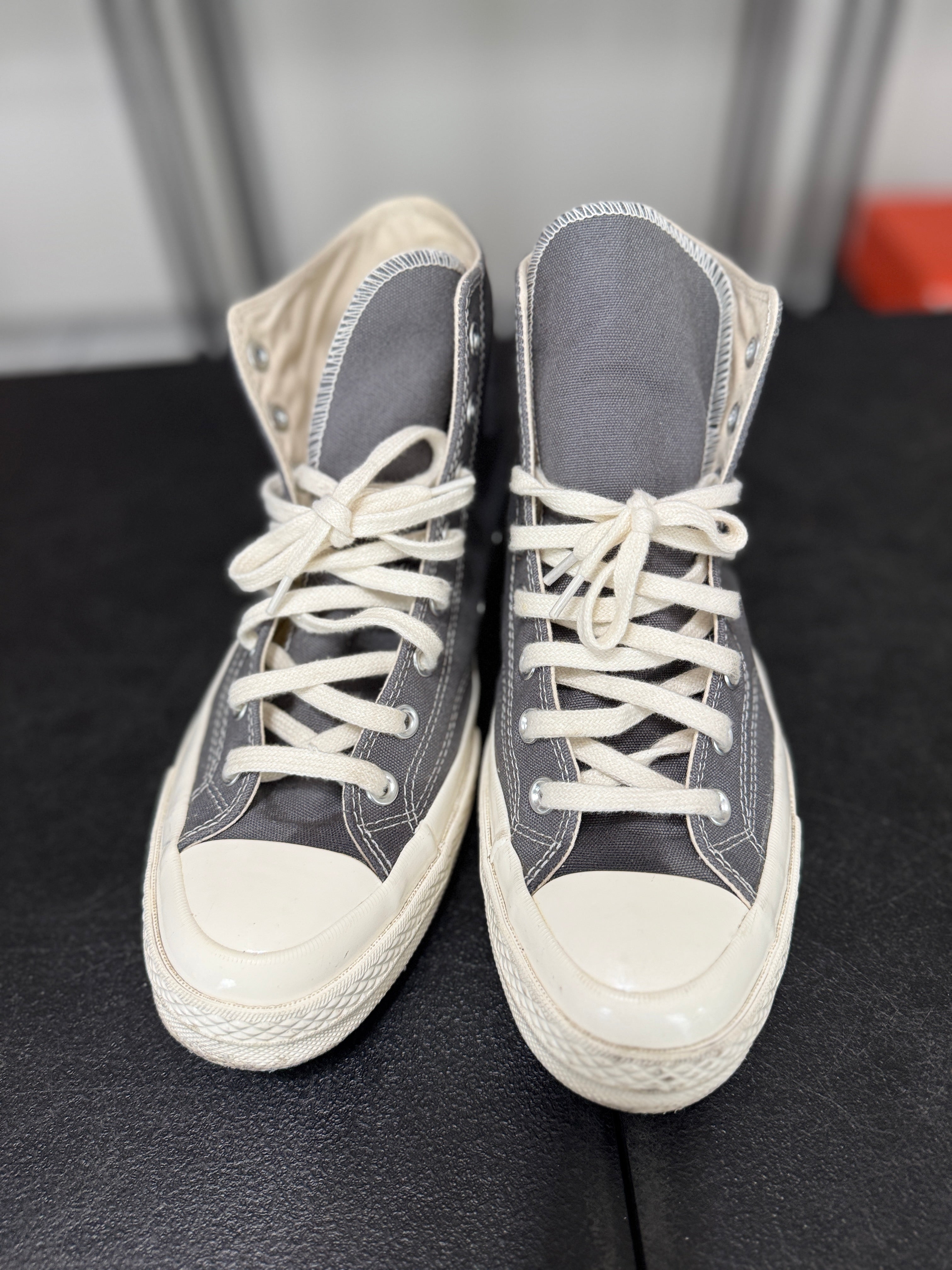 Size 9 - Cdg converse high grey