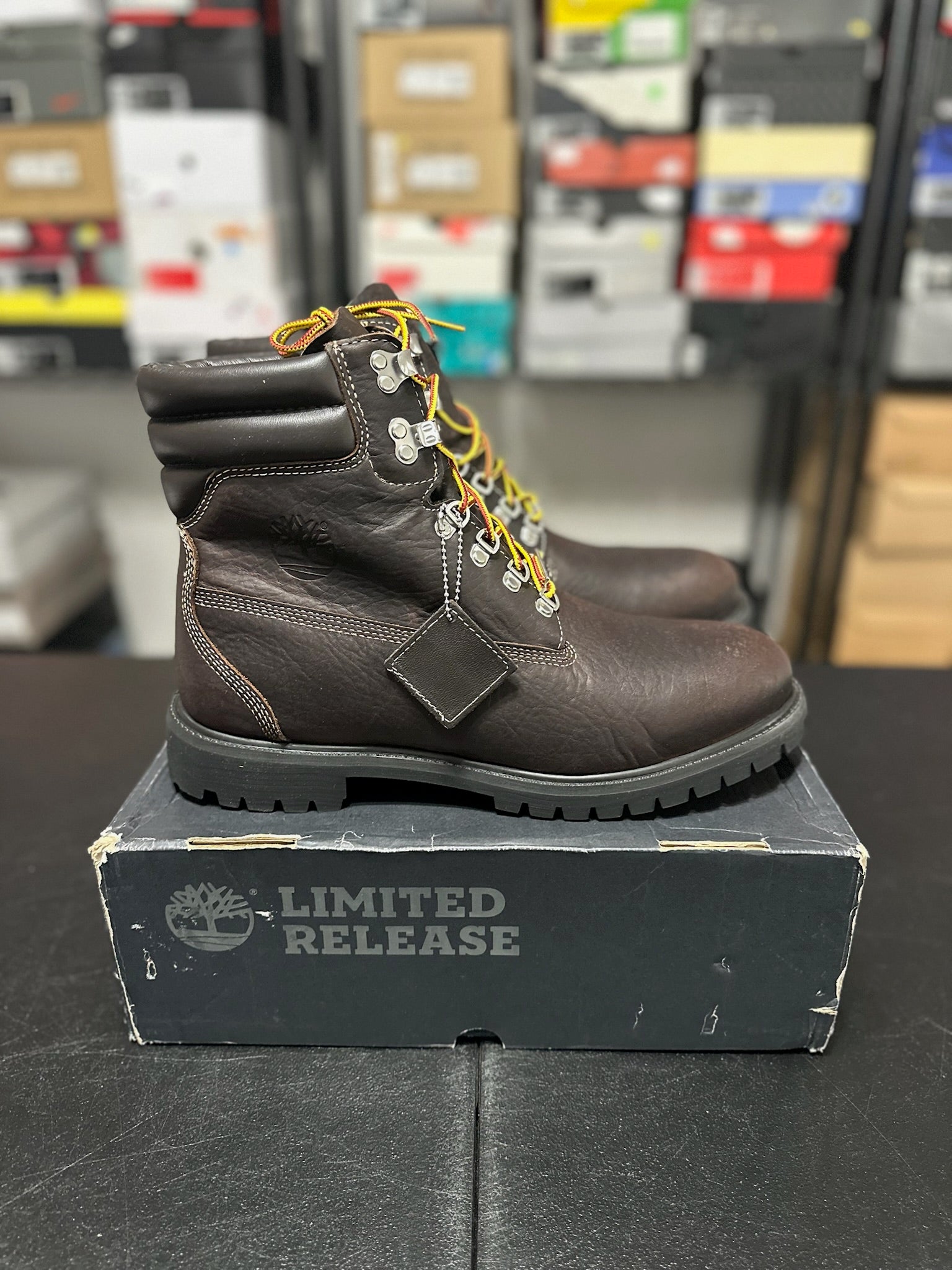 Size 13 - Timberland dark brown waterproof