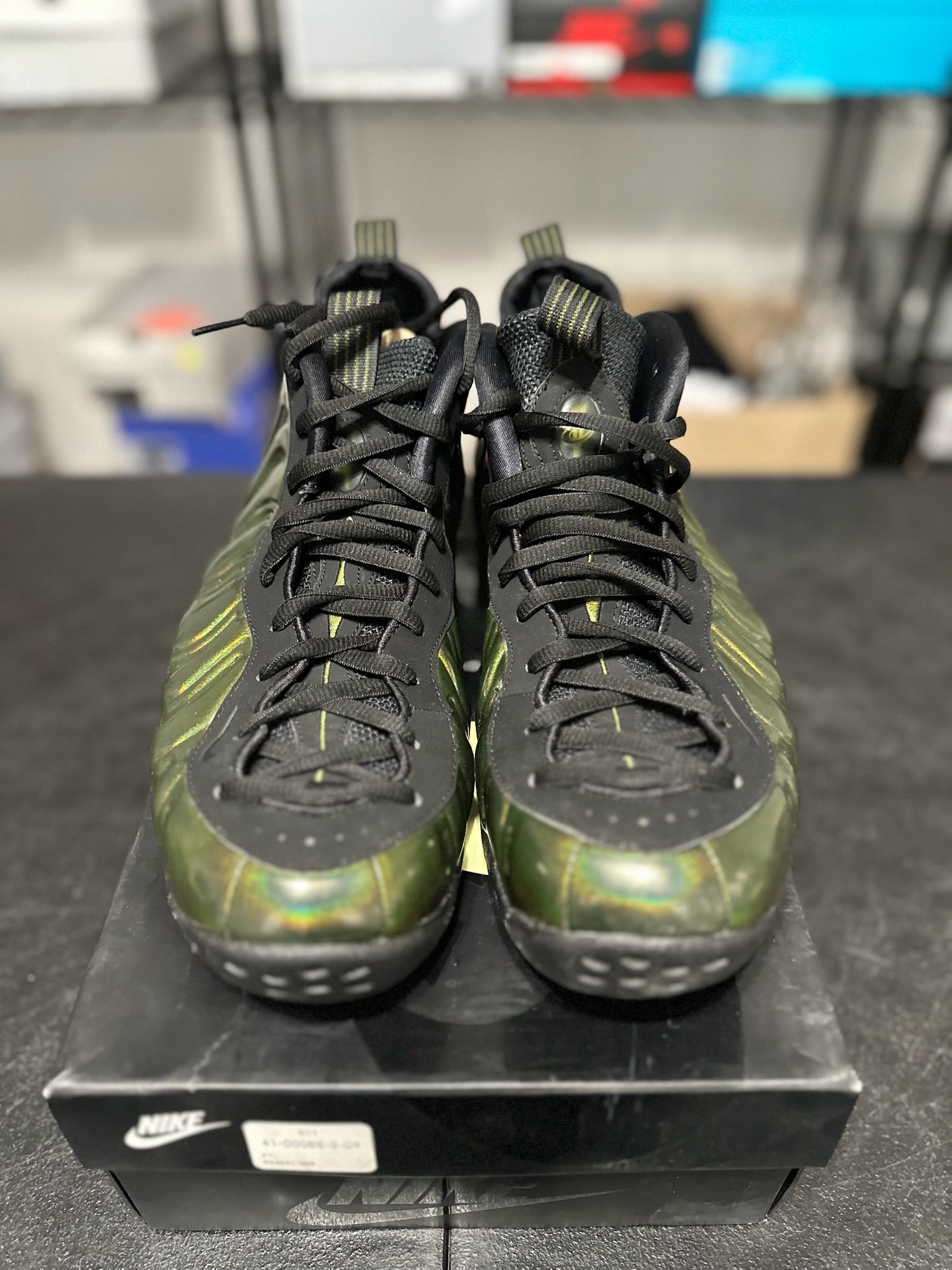 Size 12 - Foamposite 1 Legion Green