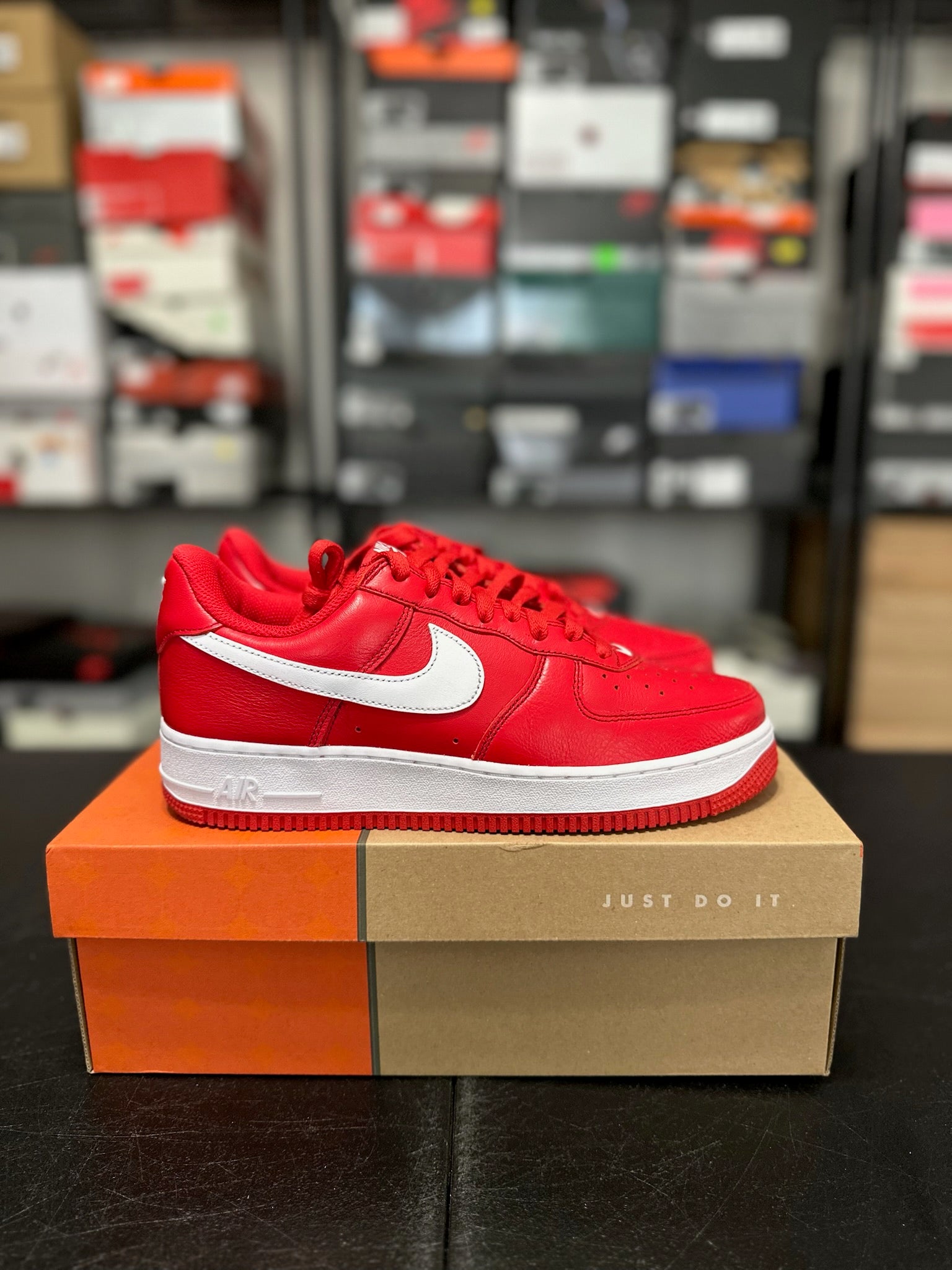 Size 9 - AF 1 Color of the Month University Red