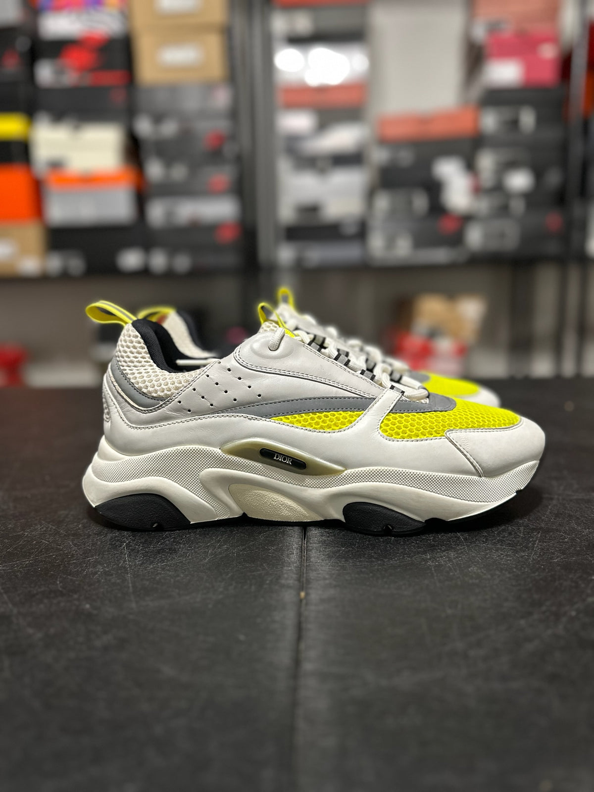 Size 11 - (45) Dior B22 white/yellow