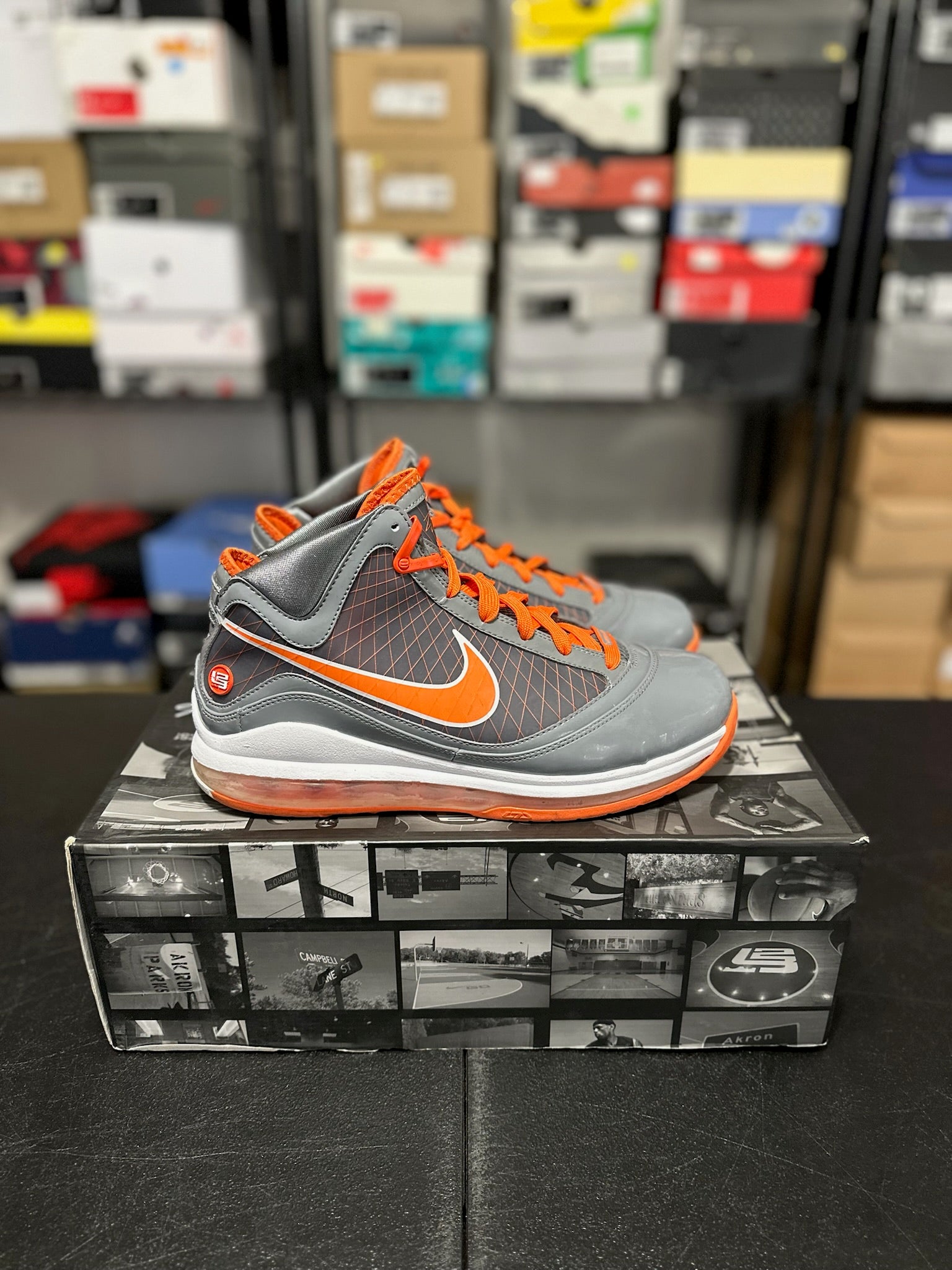 Size 9 - Air Max LeBron 7 Eastbay TB Orange