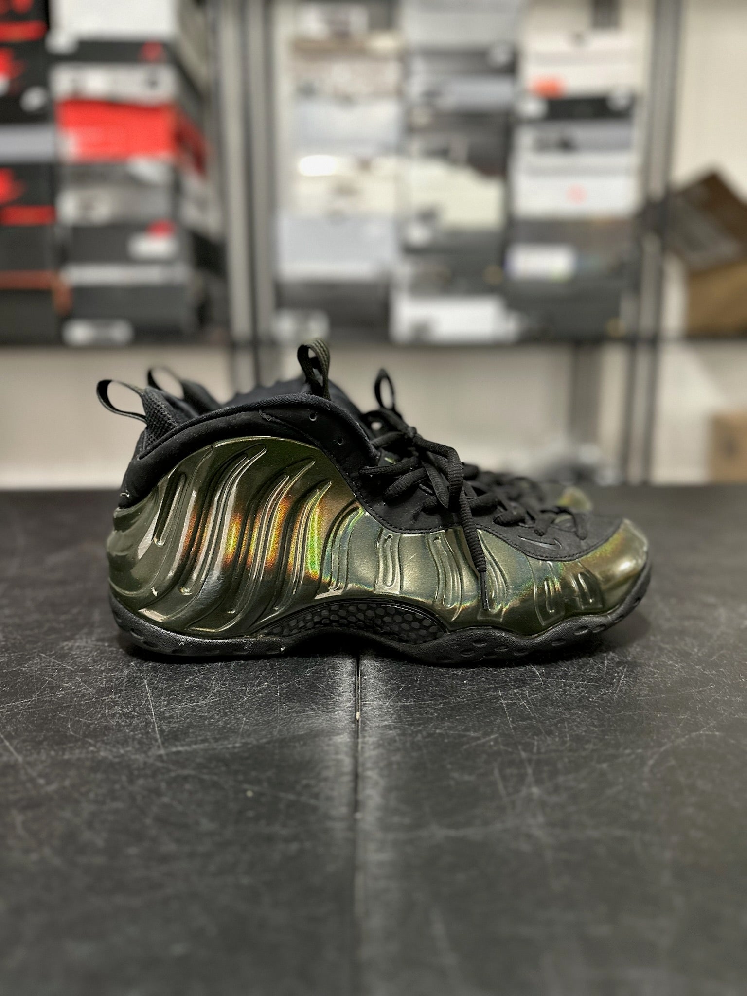Size 13 - Foamposite Legion Green