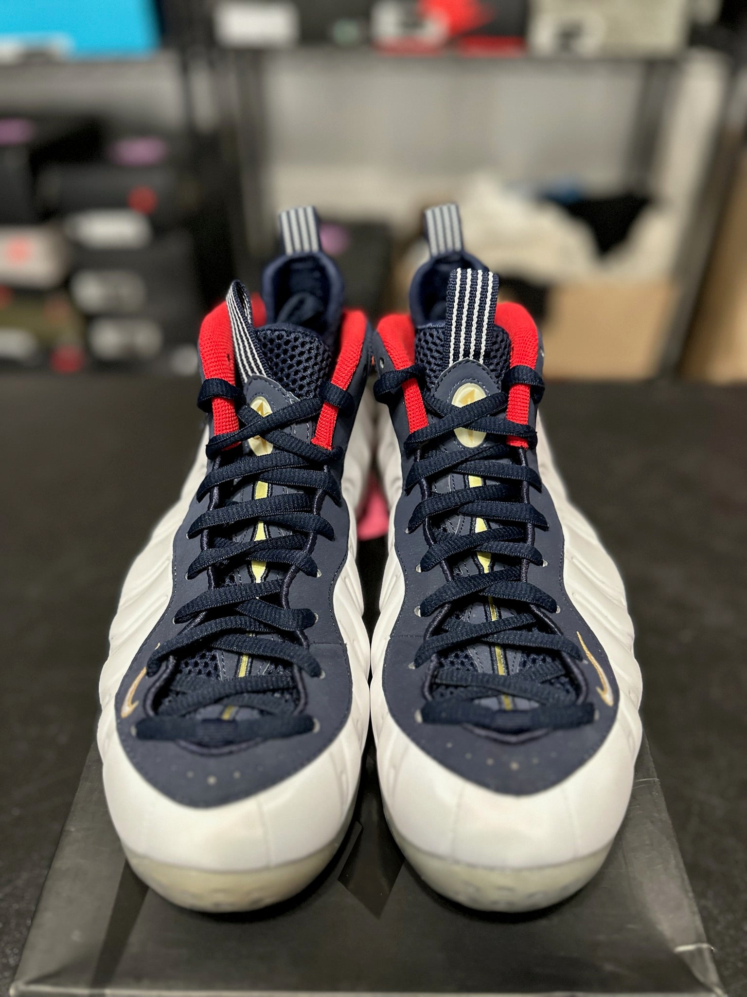 Size 9.5 - Foamposite 1 Olympic