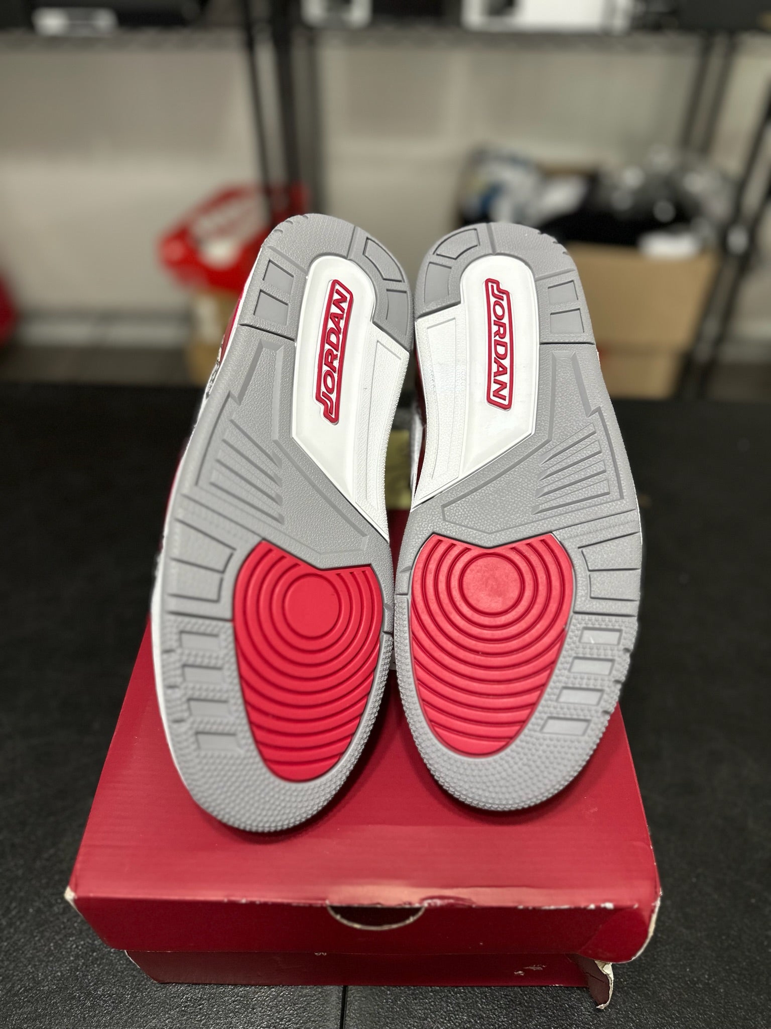 Size 10.5 - J3 Cardinal Red DS