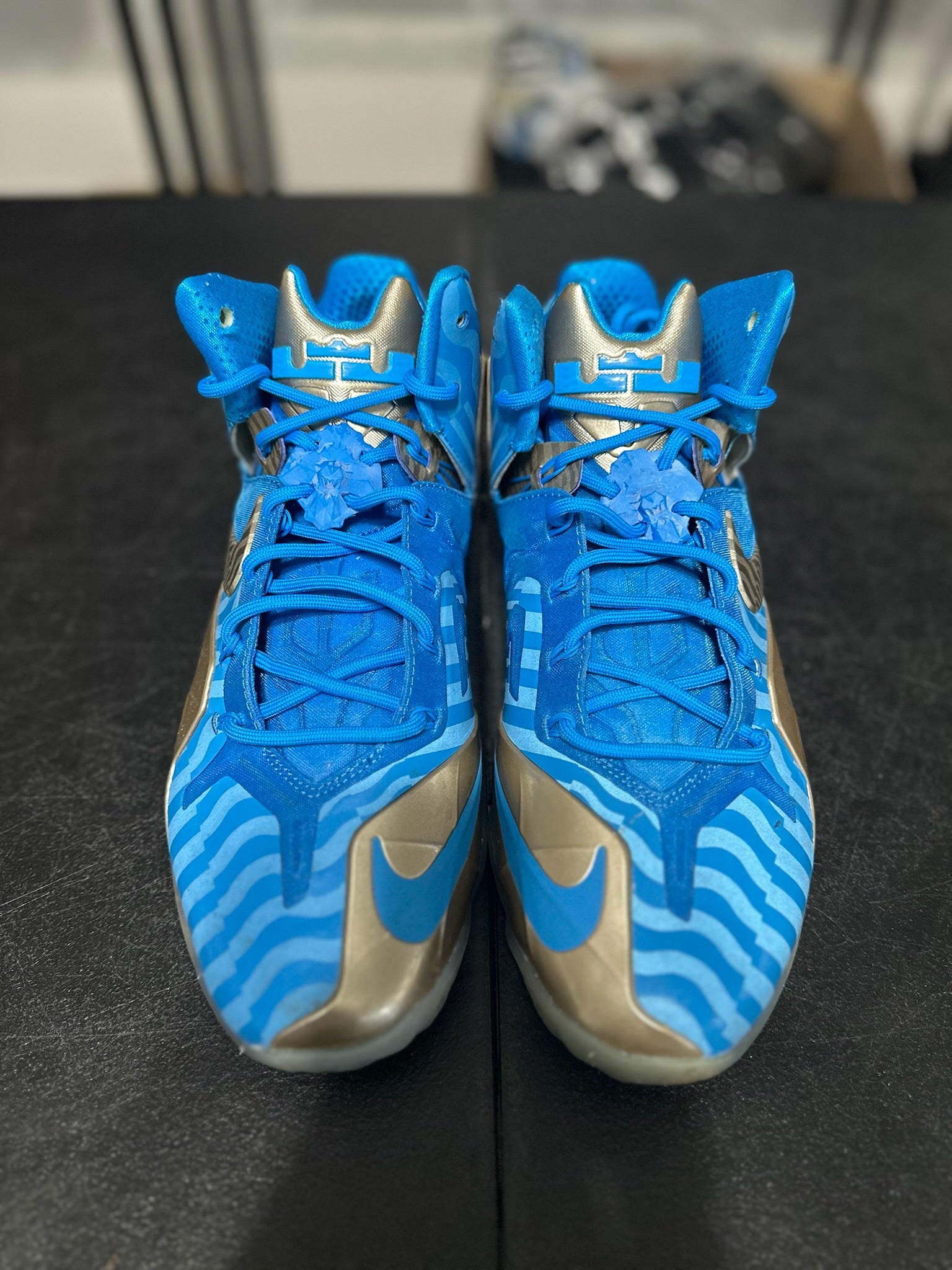 Size 11.5 - LeBron 11 Maison 3M Blue