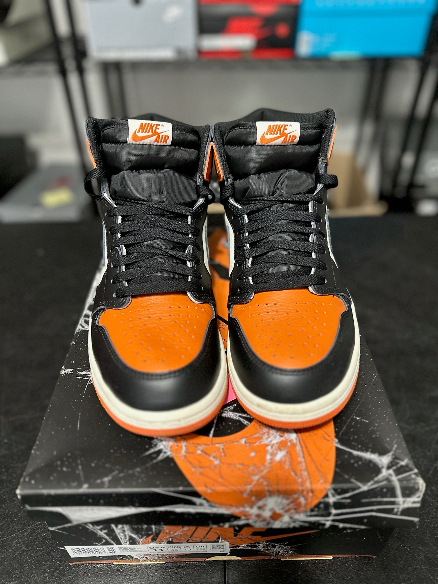 Size 11 - J1 High Shattered Backboard