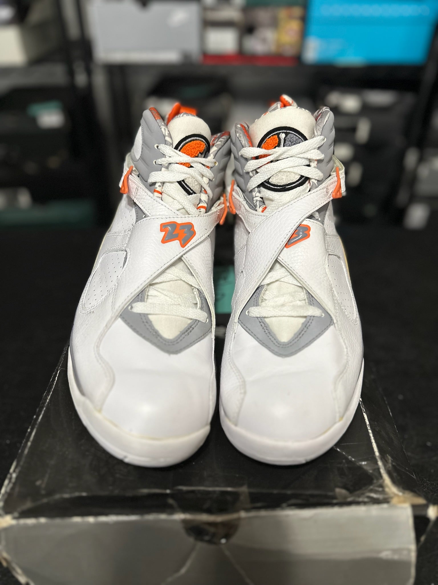 Size 10.5 - J8 Orange White