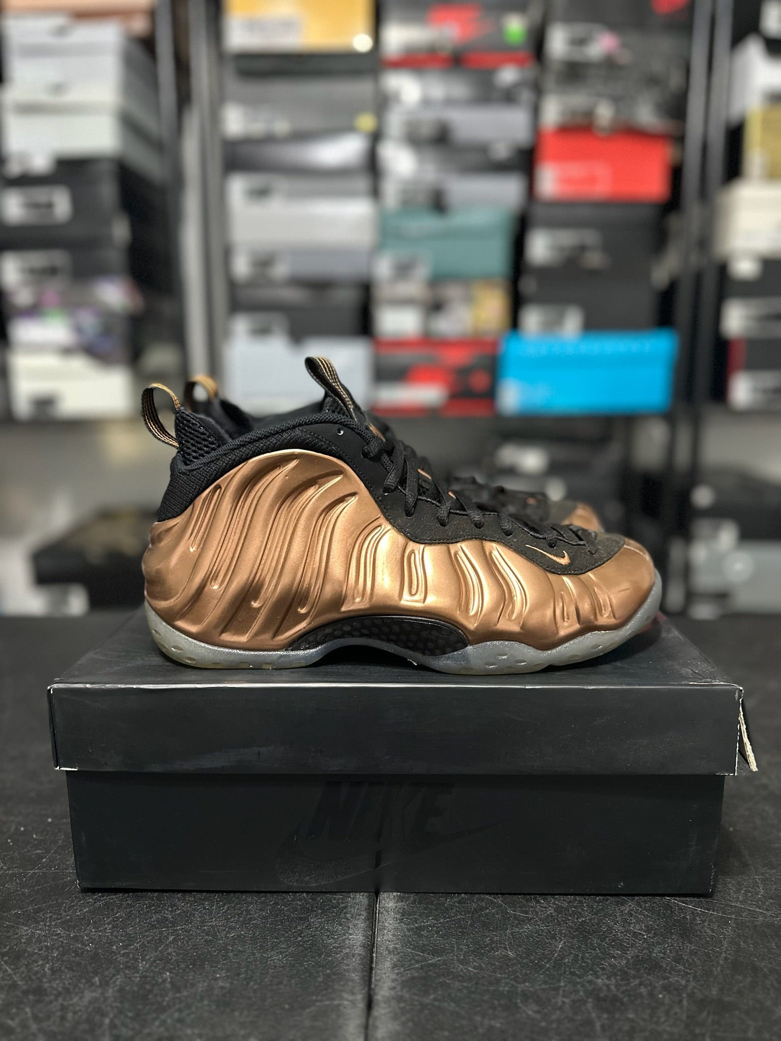 Size 9 - Foamposite 1 Copper
