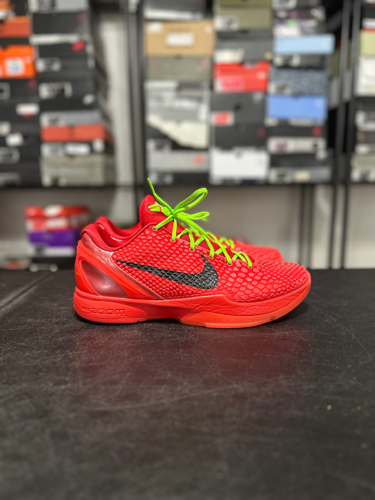 Size 13 - Kobe 6 protro reverse grinch