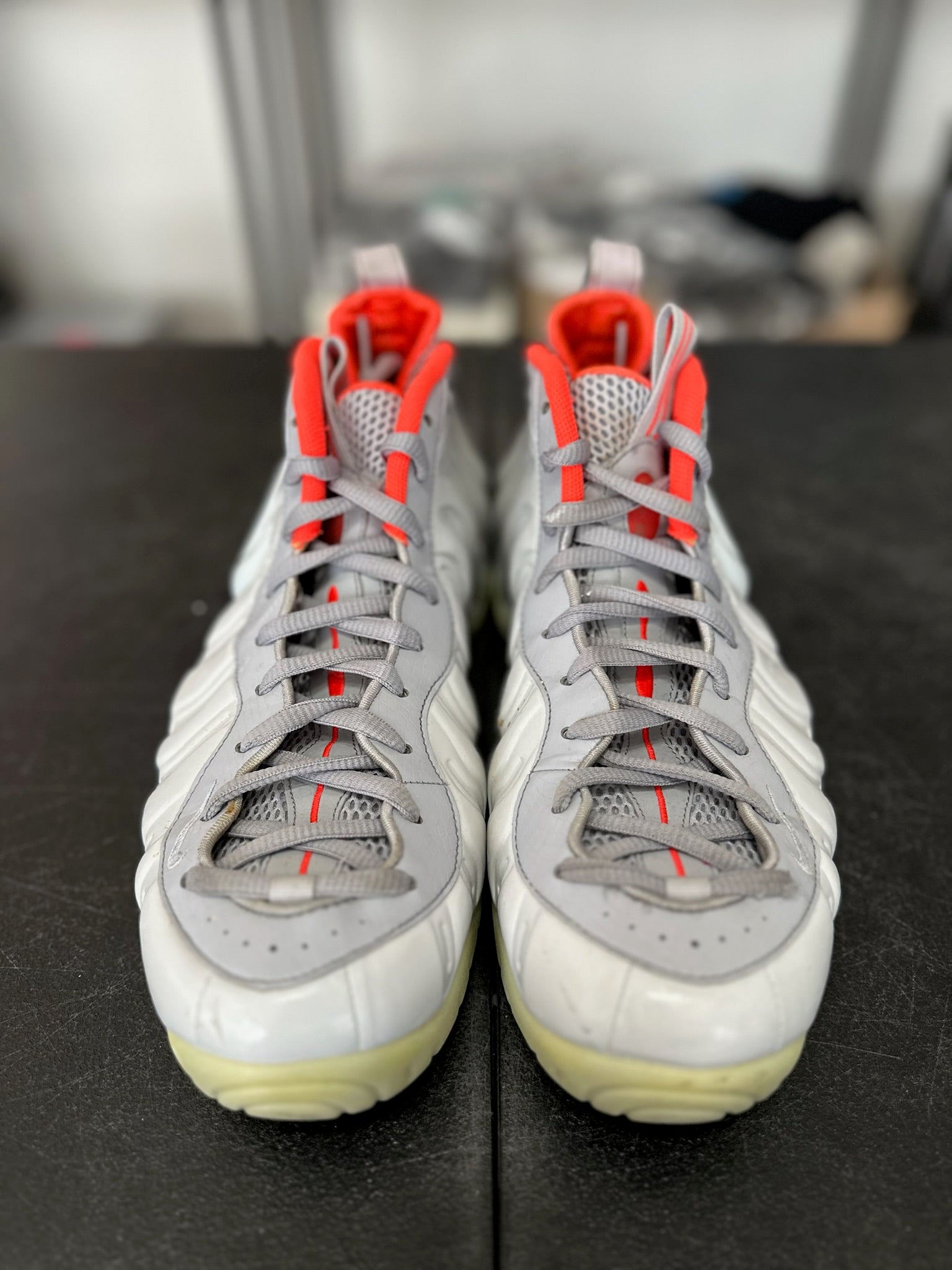 Size 12 - Foamposite Pro Pure Platinum