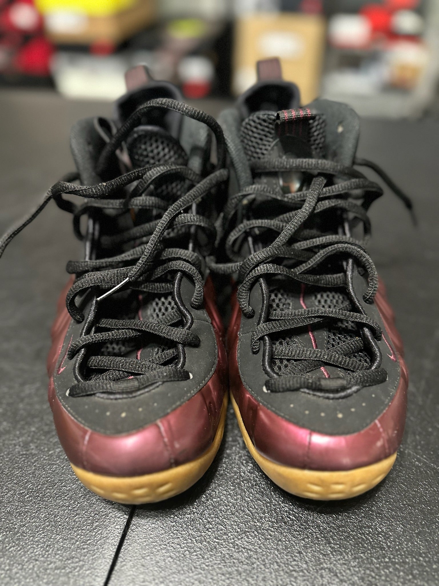 Size 9.5 - Foamposite 1 Maroon
