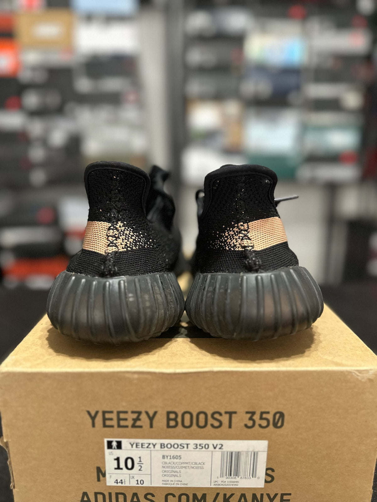 Size 10.5 - Yzy boost 350 v2 core black copper