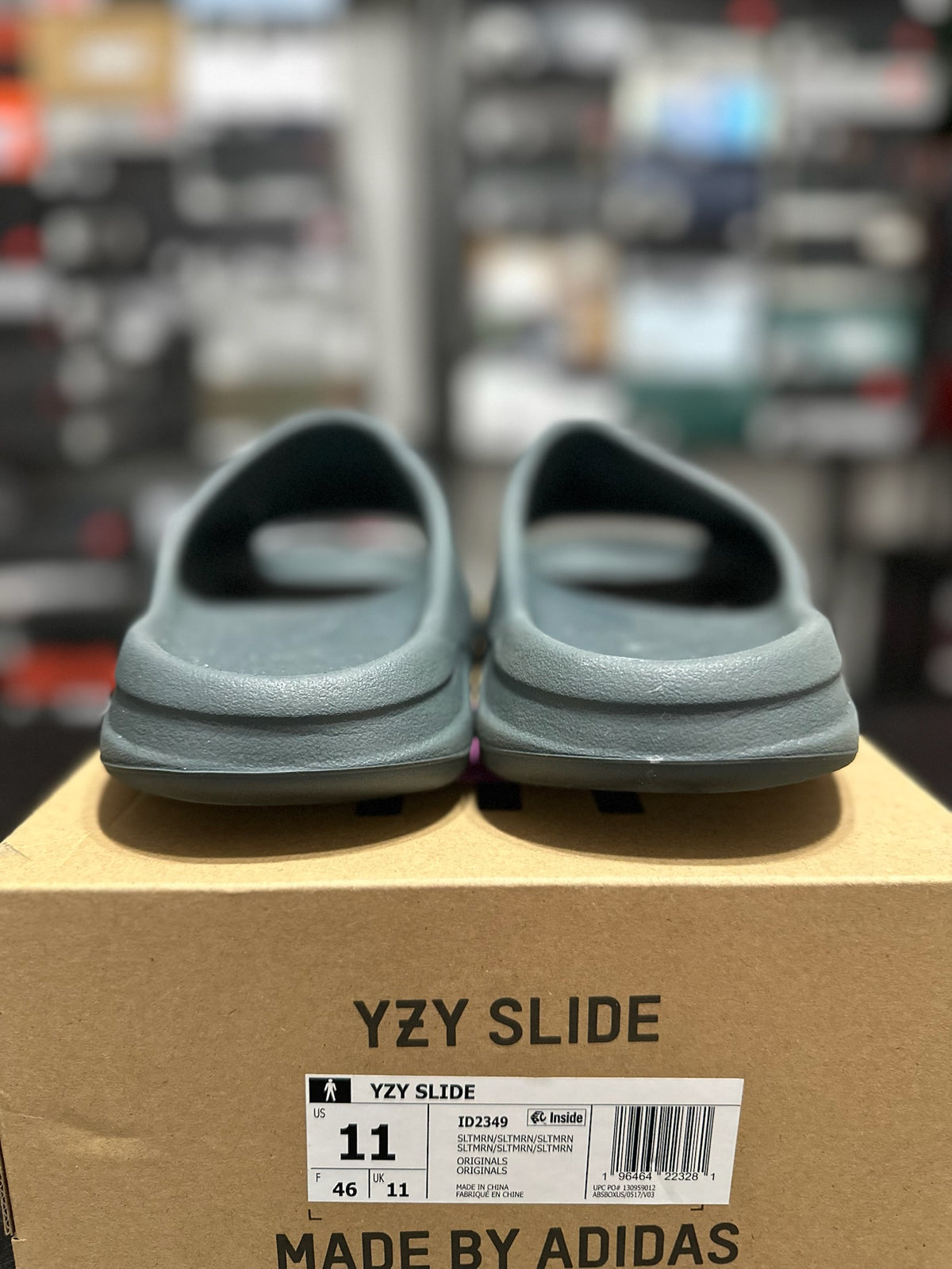 Size 11 - adidas Yzy size slate marine