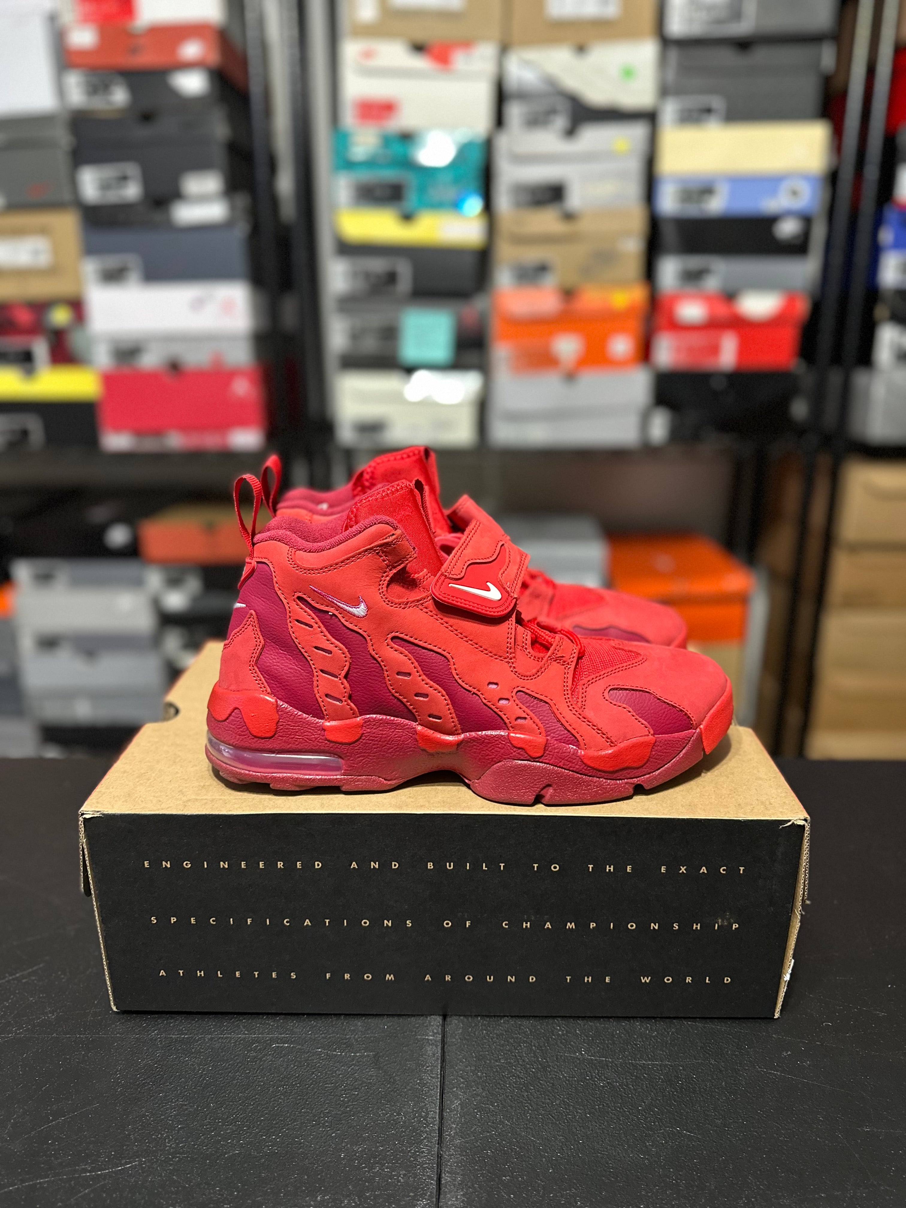 Size 10.5 - Nike air DT Max ‘96 university red