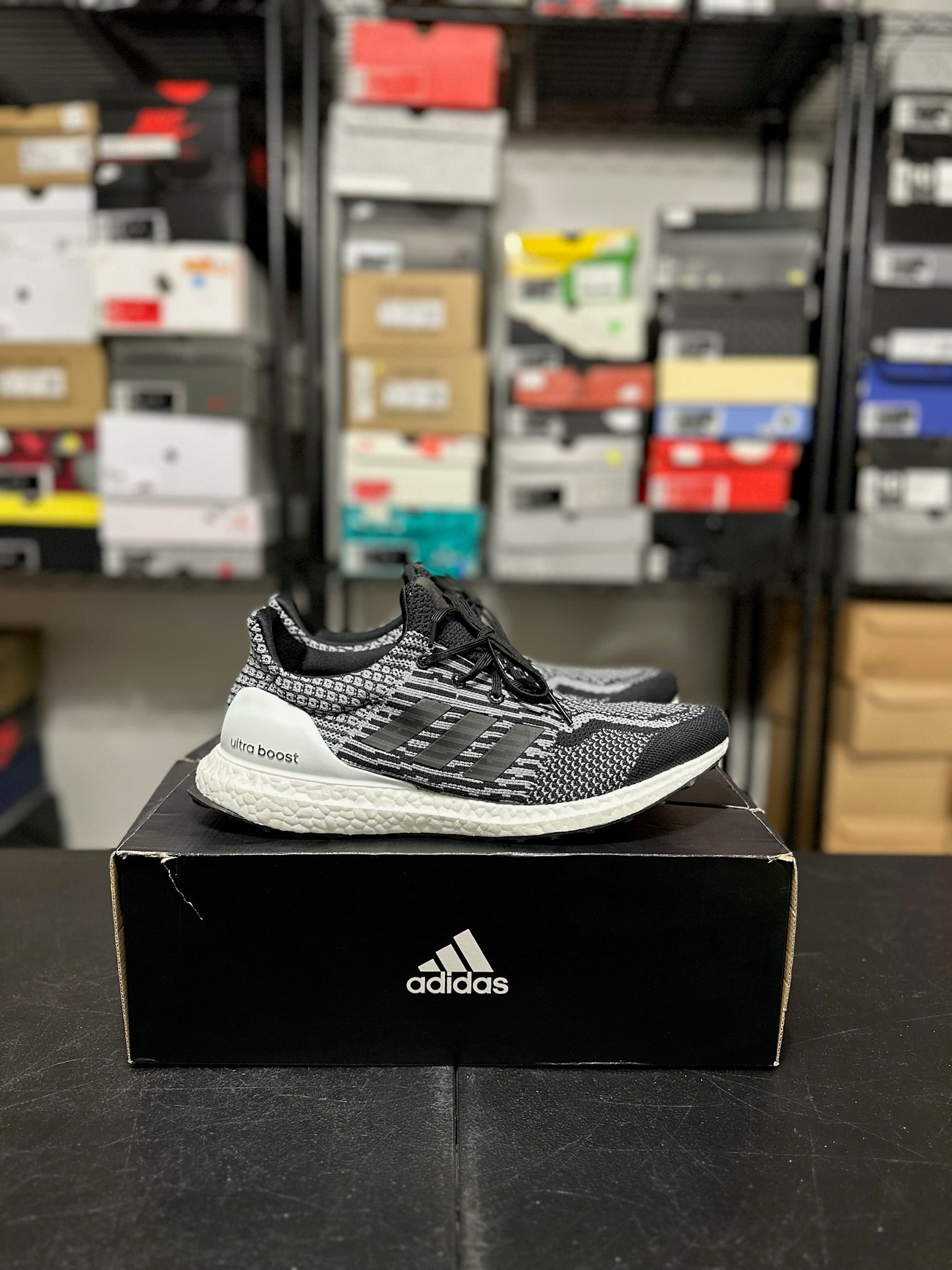 Size 12 - adidas Ultra Boost 5.0 Uncaged DNA Oreo