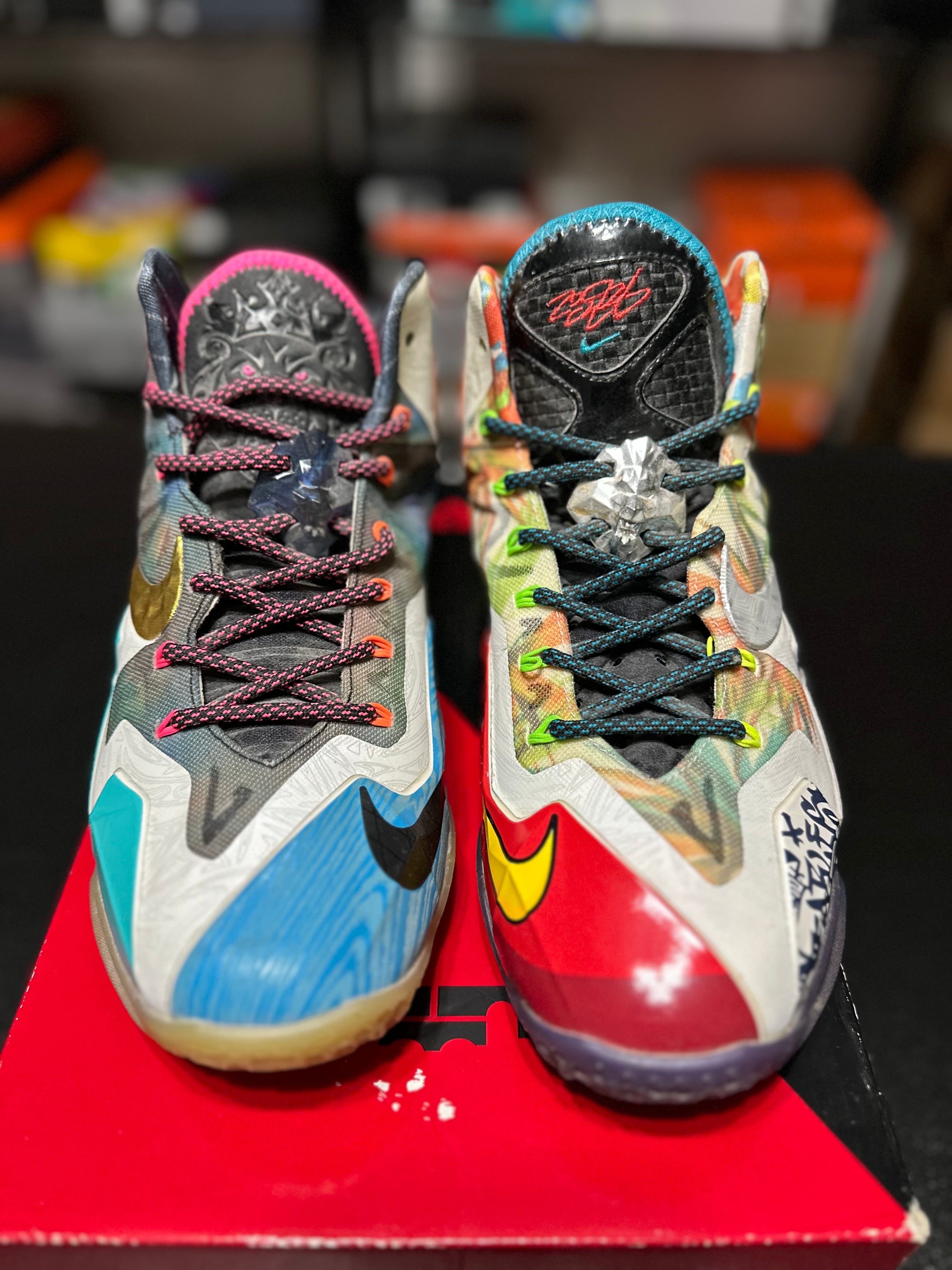 Size 9 - LeBron 11 what the