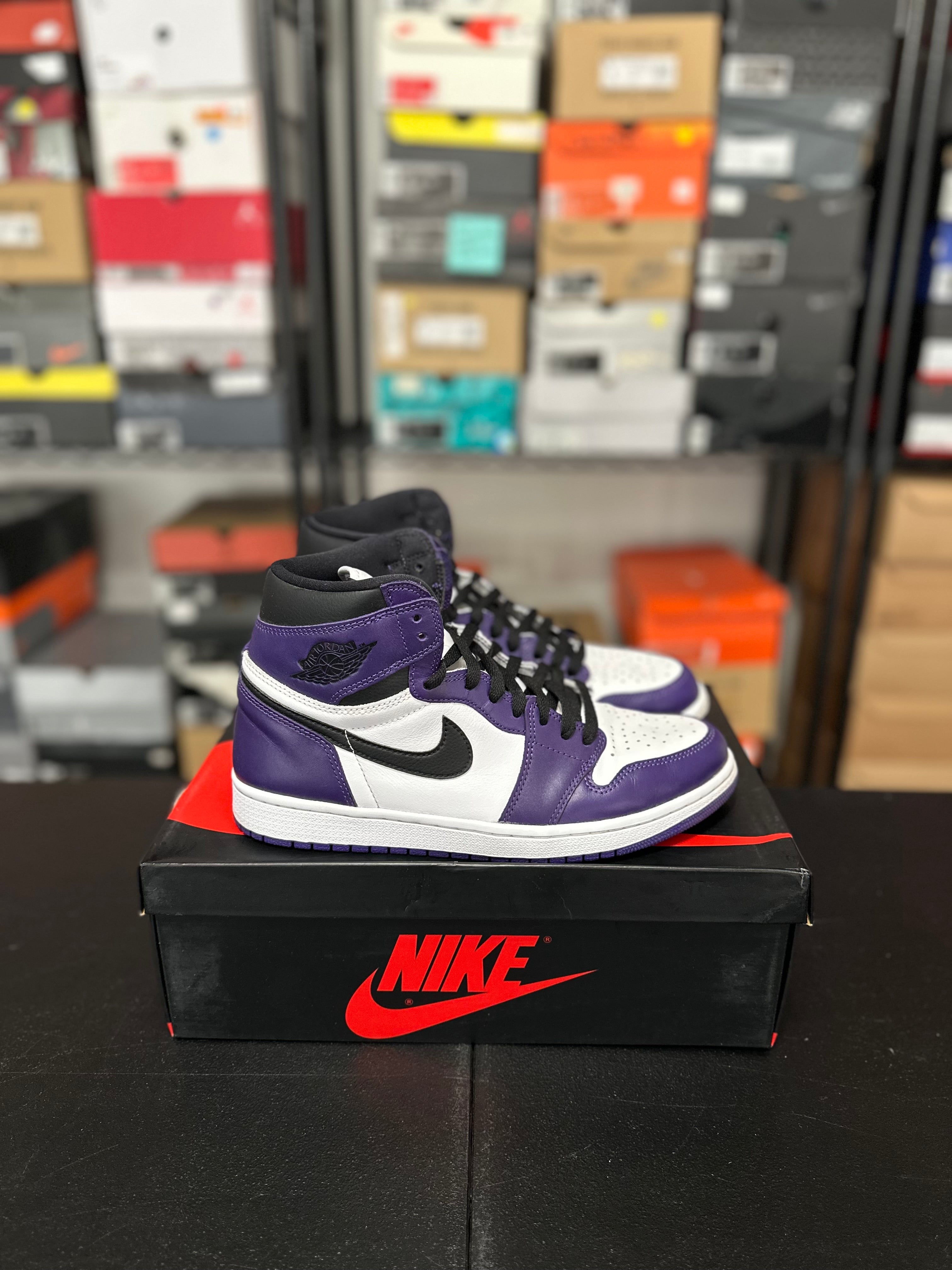 Size 10 - J1 court purple