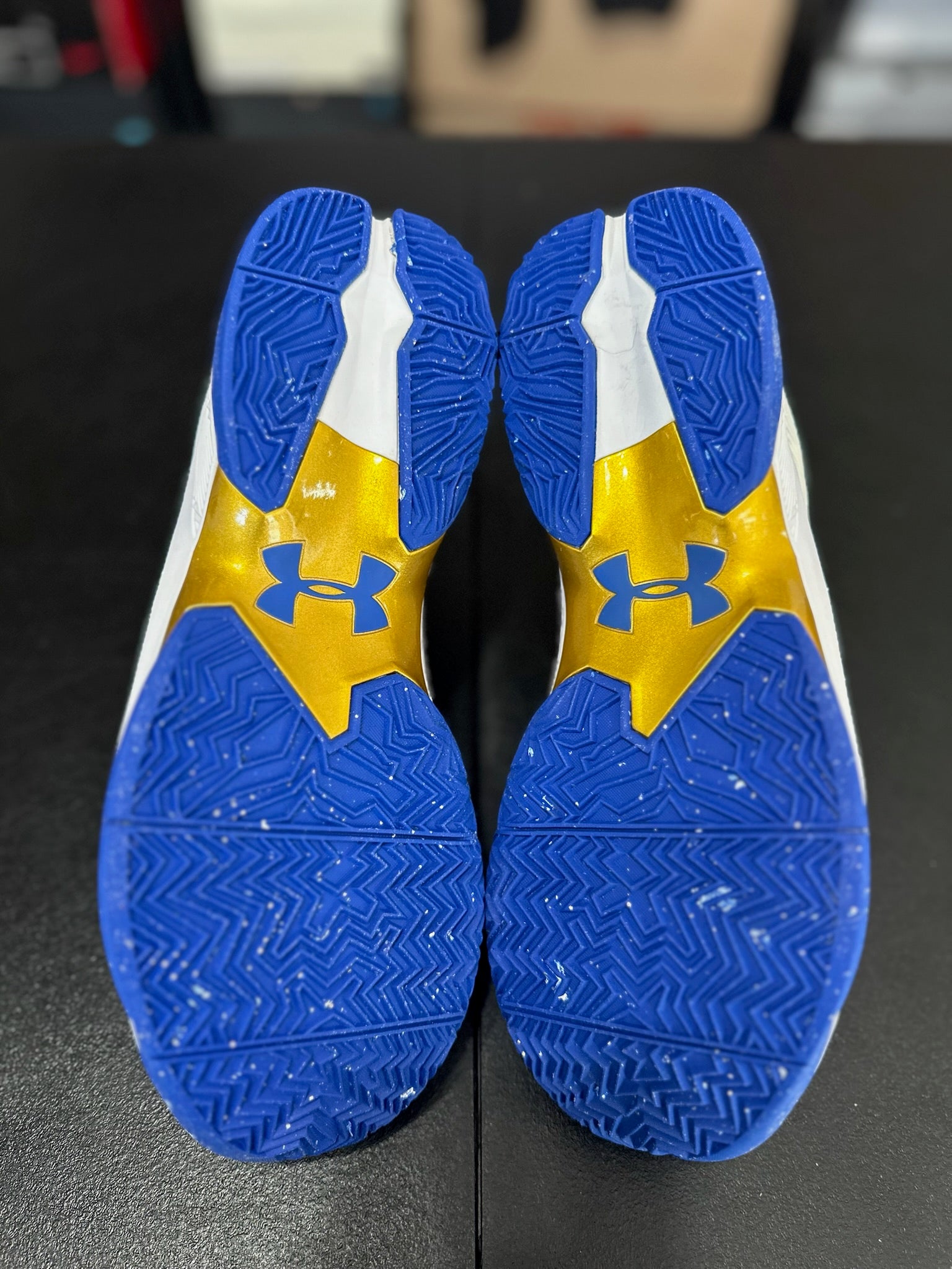 Size 9.5 - Curry 2.5 White/Blue DS