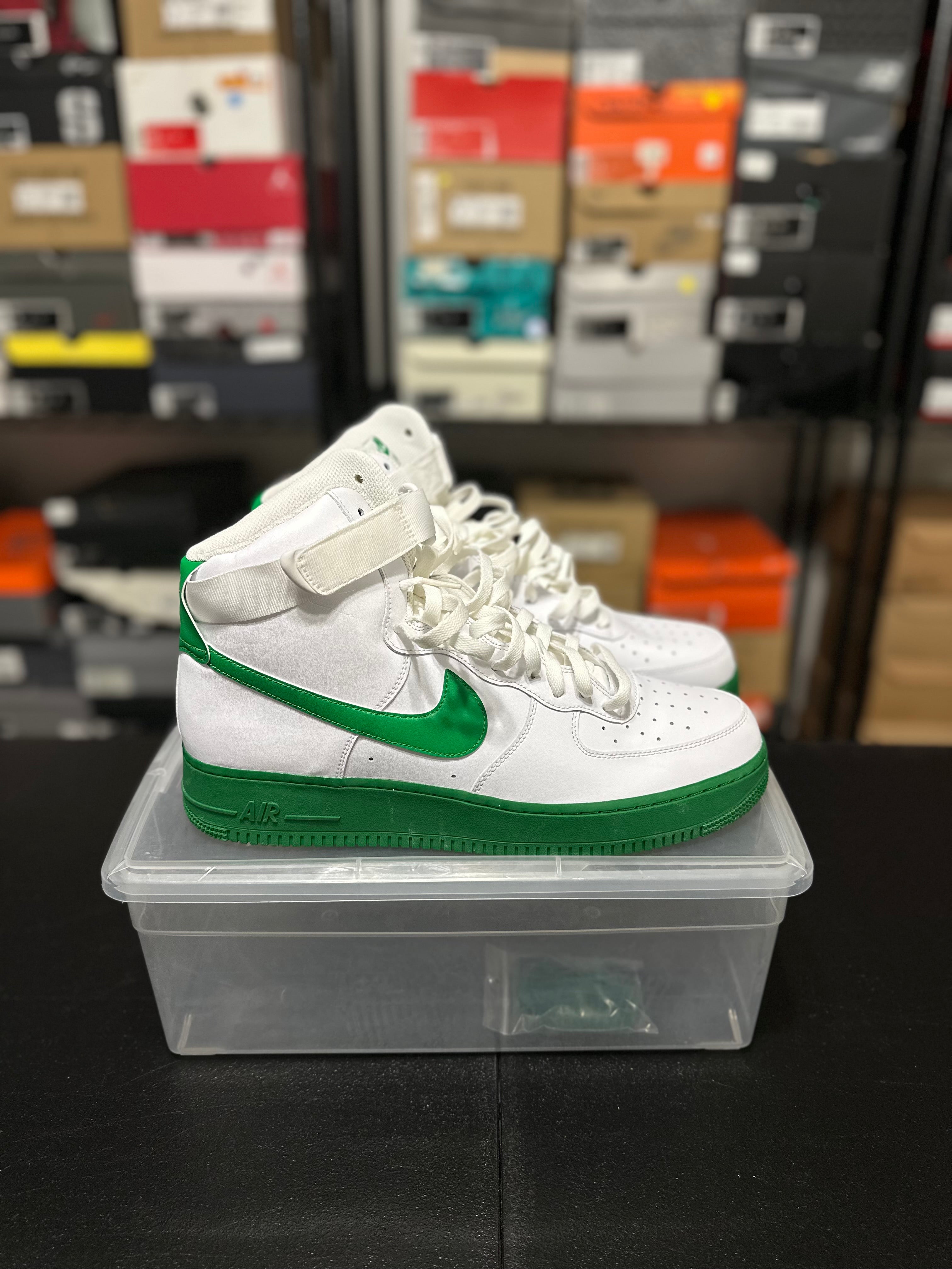 Size 13 - AF1 High lucky green