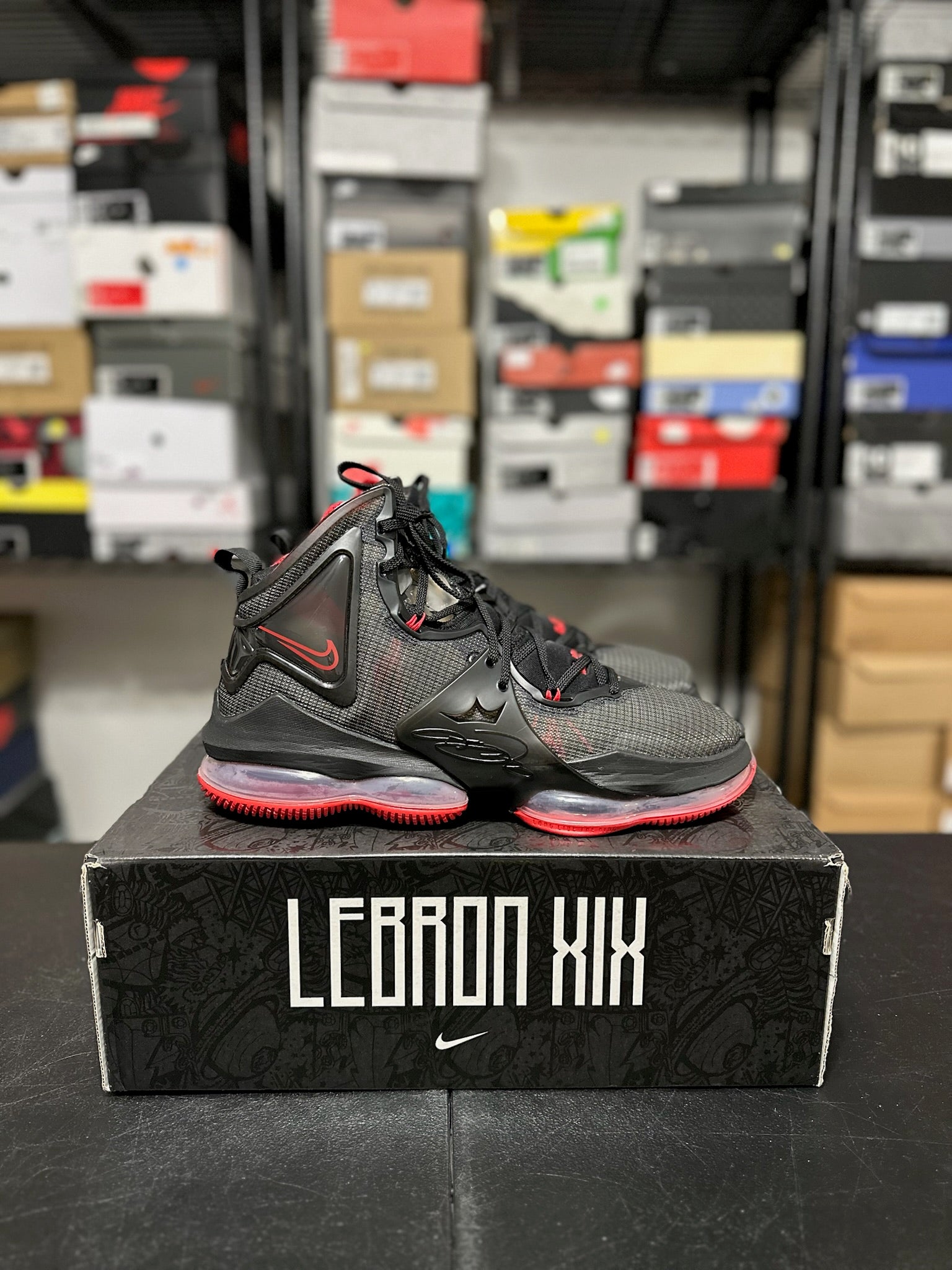 Size 12 - LeBron 19 Bred DS