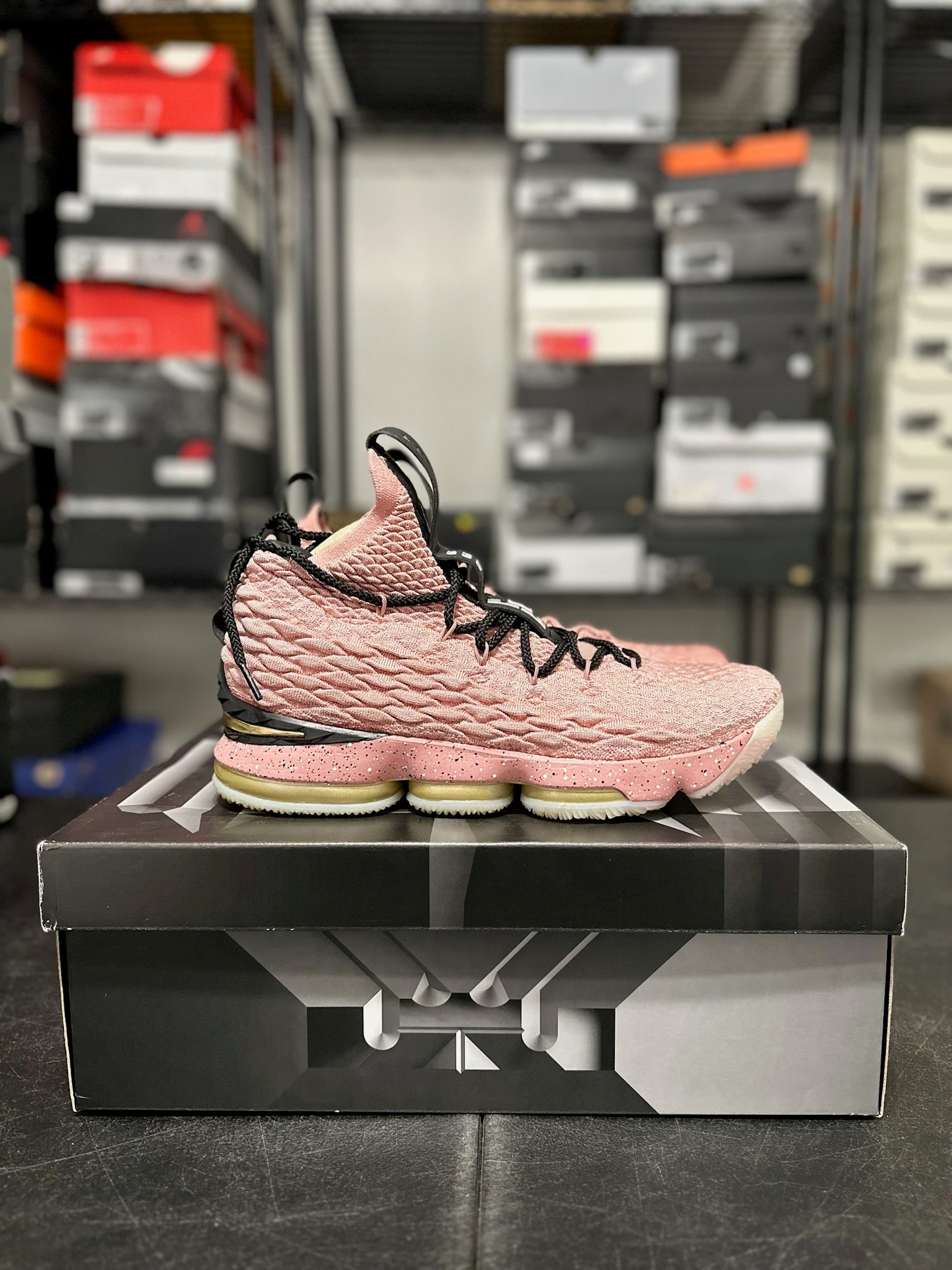 Size 11.5 - LeBron 15 Rust Pink