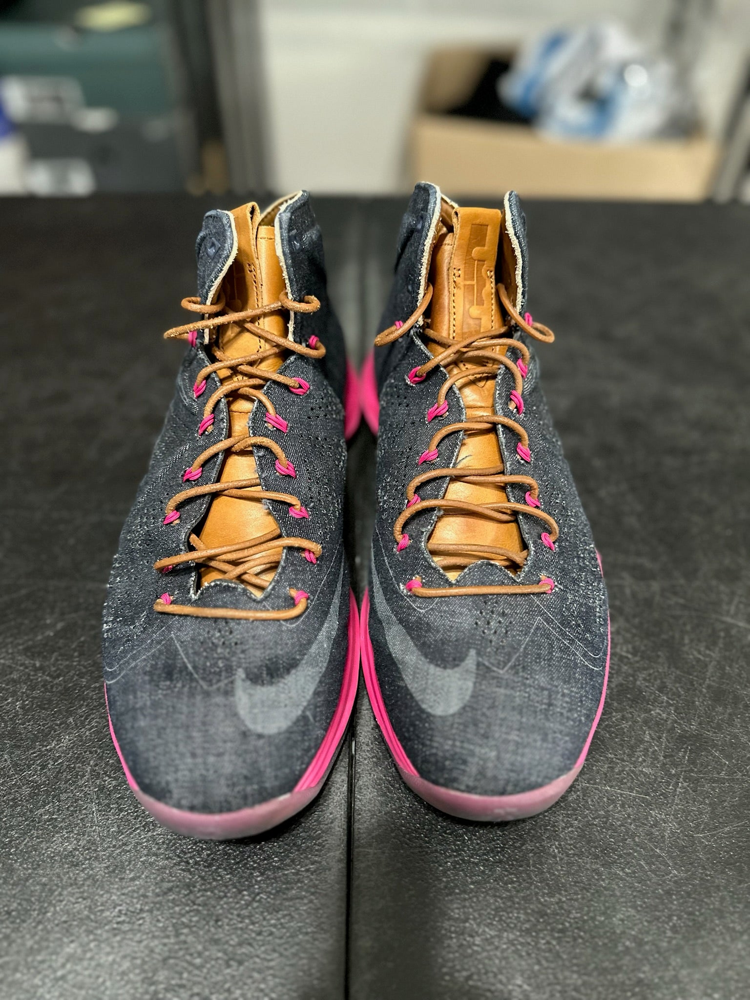 Size 9.5 - LeBron 10 Denim