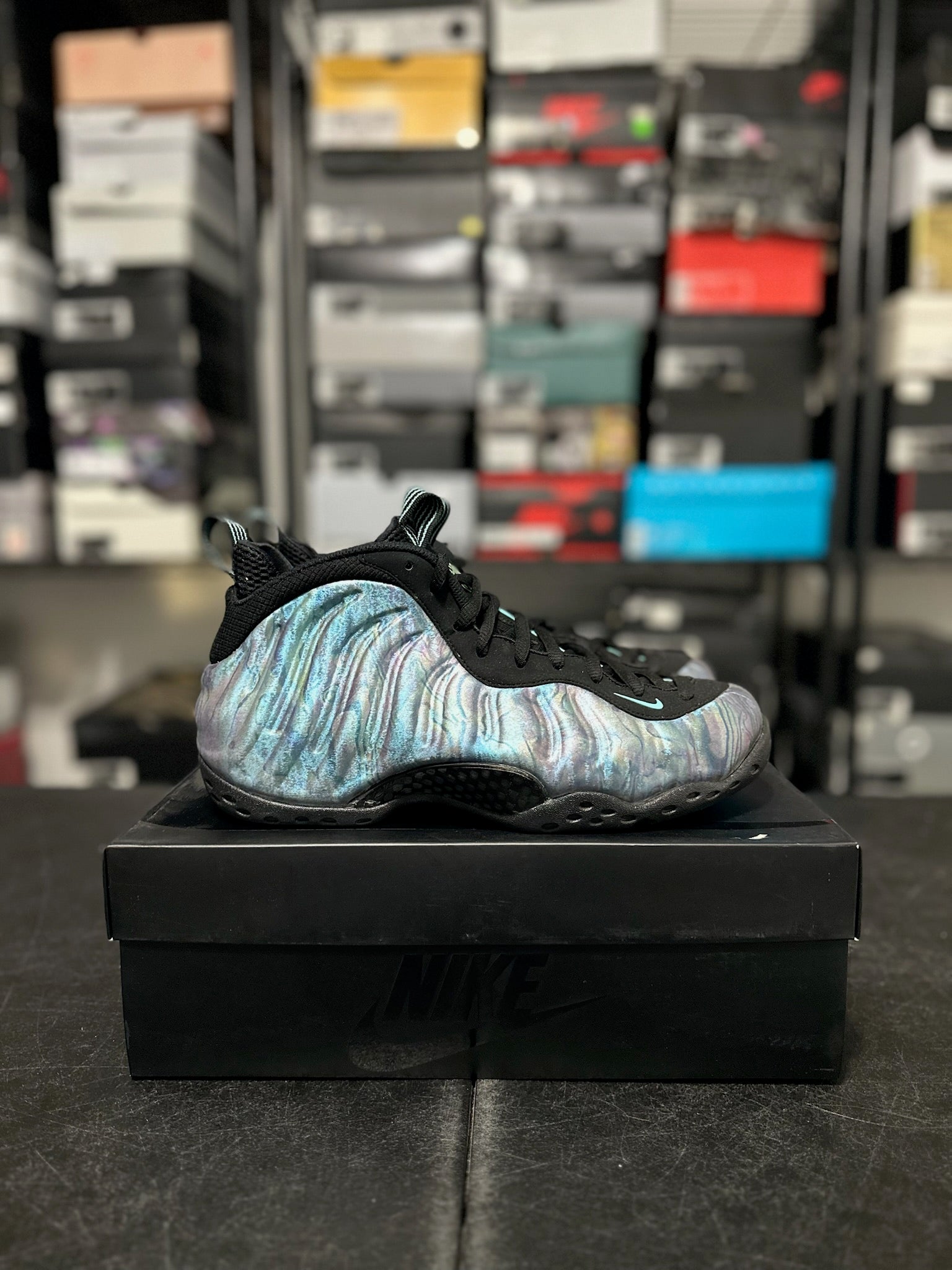 Size 9 - Foamposite 1 Abalone