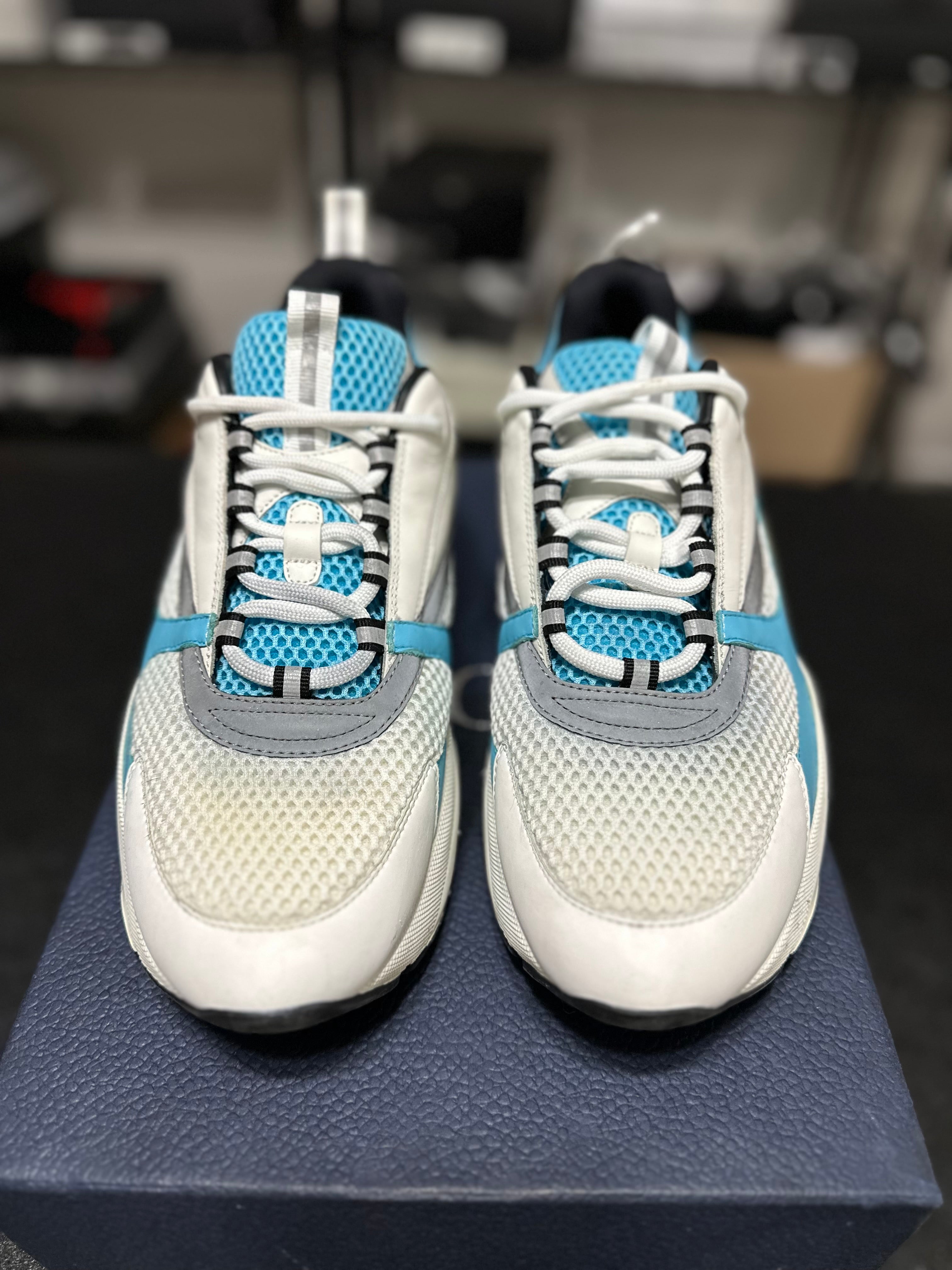 Size 11 - (45) Dior B22 white/blue