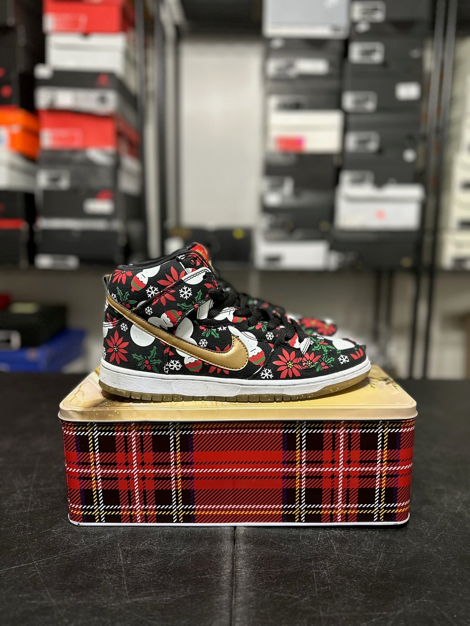 Size 10 - Dunk High Concepts Ugly Christmas Sweater Black