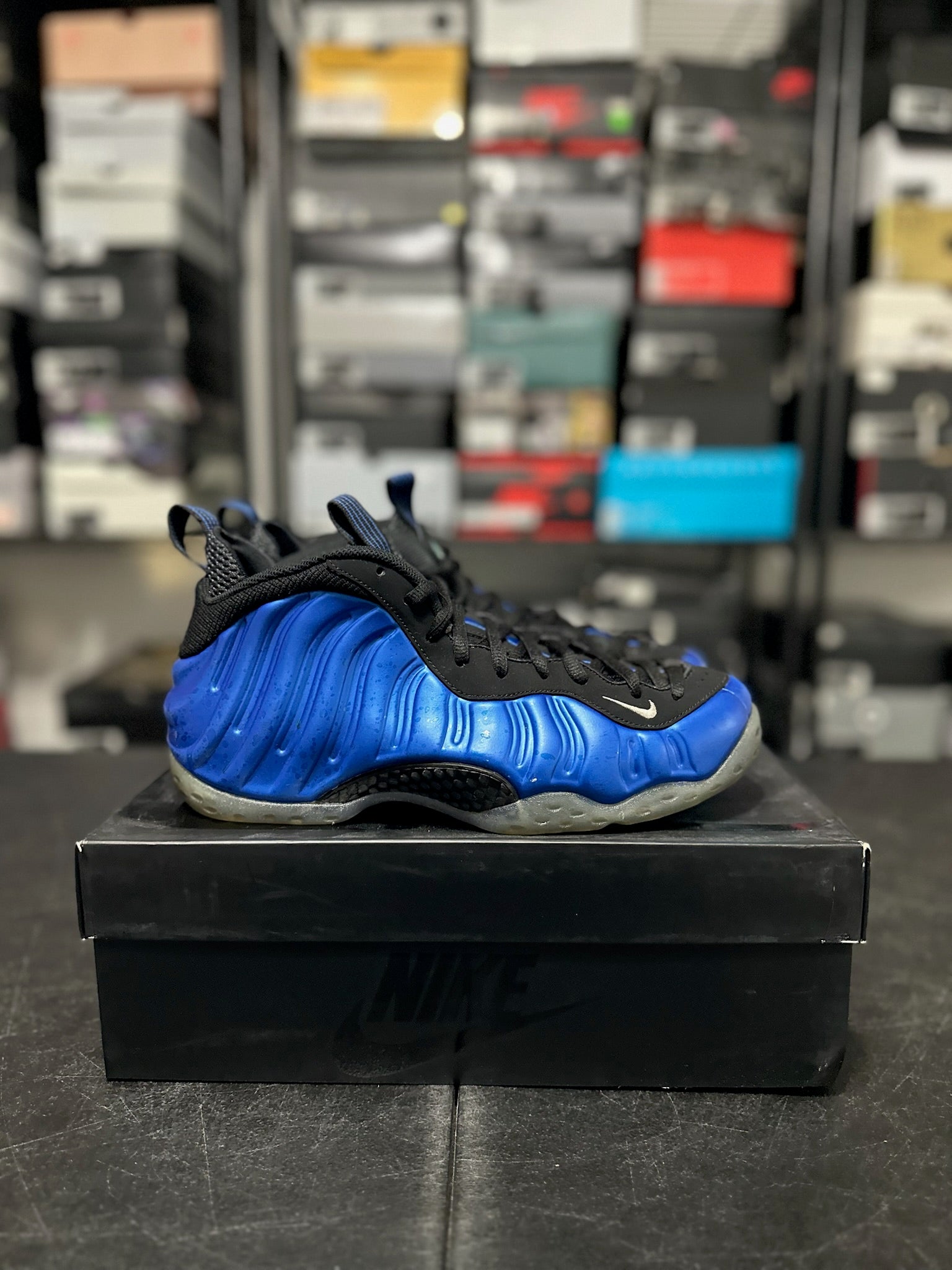 Size 9 - Foamposite 1 Royal Blue XX 20th Anniversary